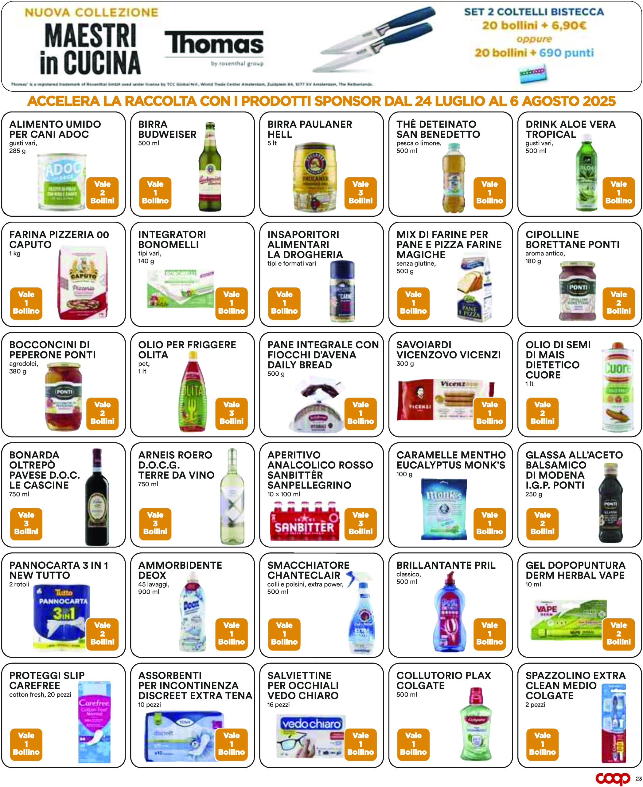coop - Volantino Coop valido dal 24/07 al 06/08 - page: 23