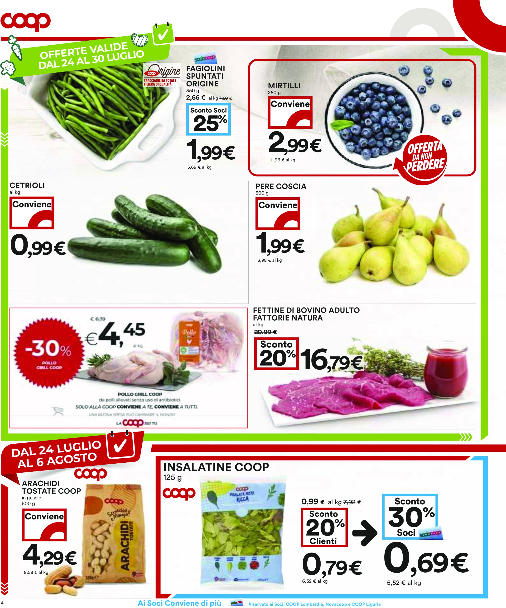 coop - Volantino Coop valido dal 24/07 al 06/08 - page: 4