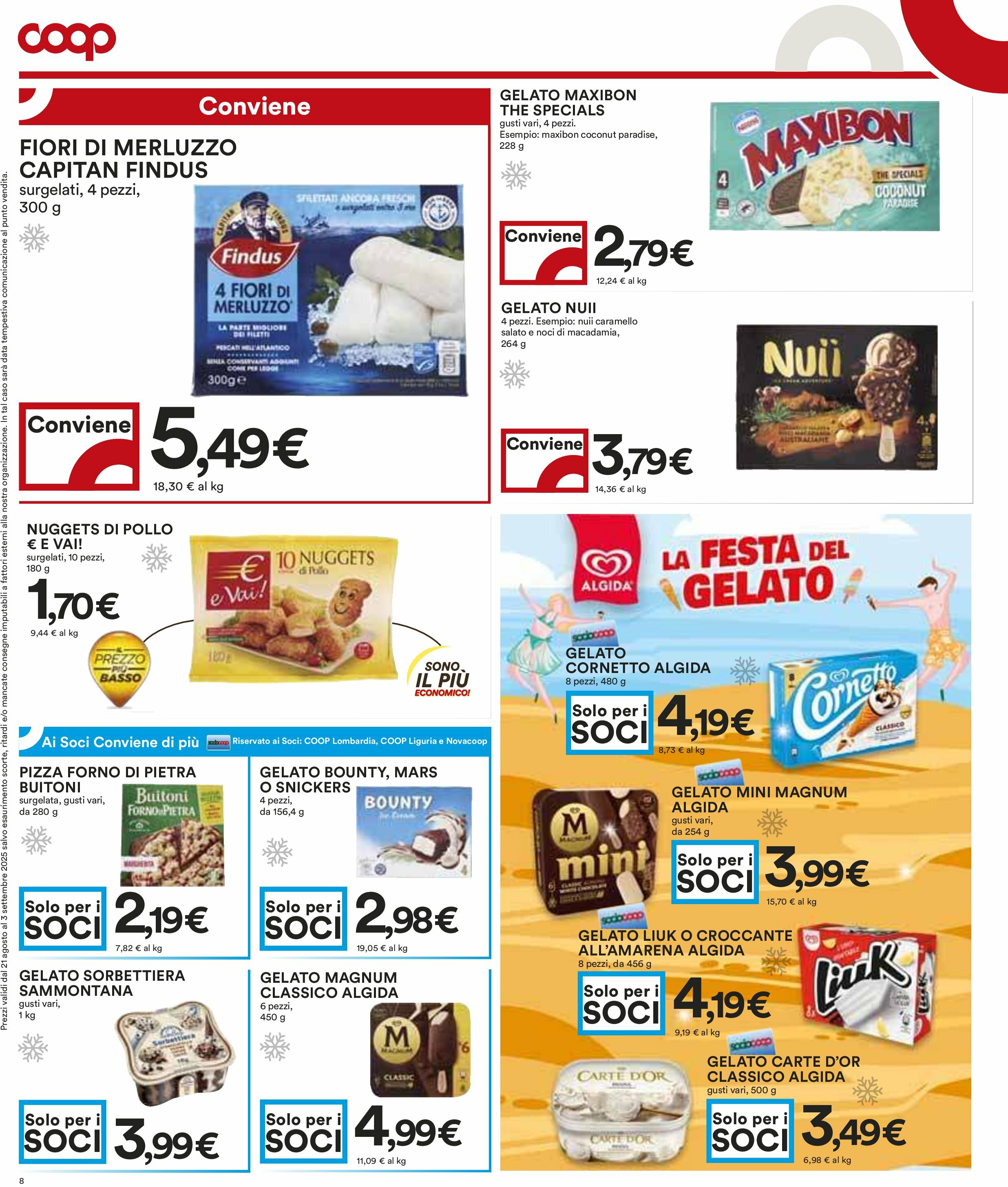 coop - Volantino Coop valido dal 21/08 al 03/09 - page: 8