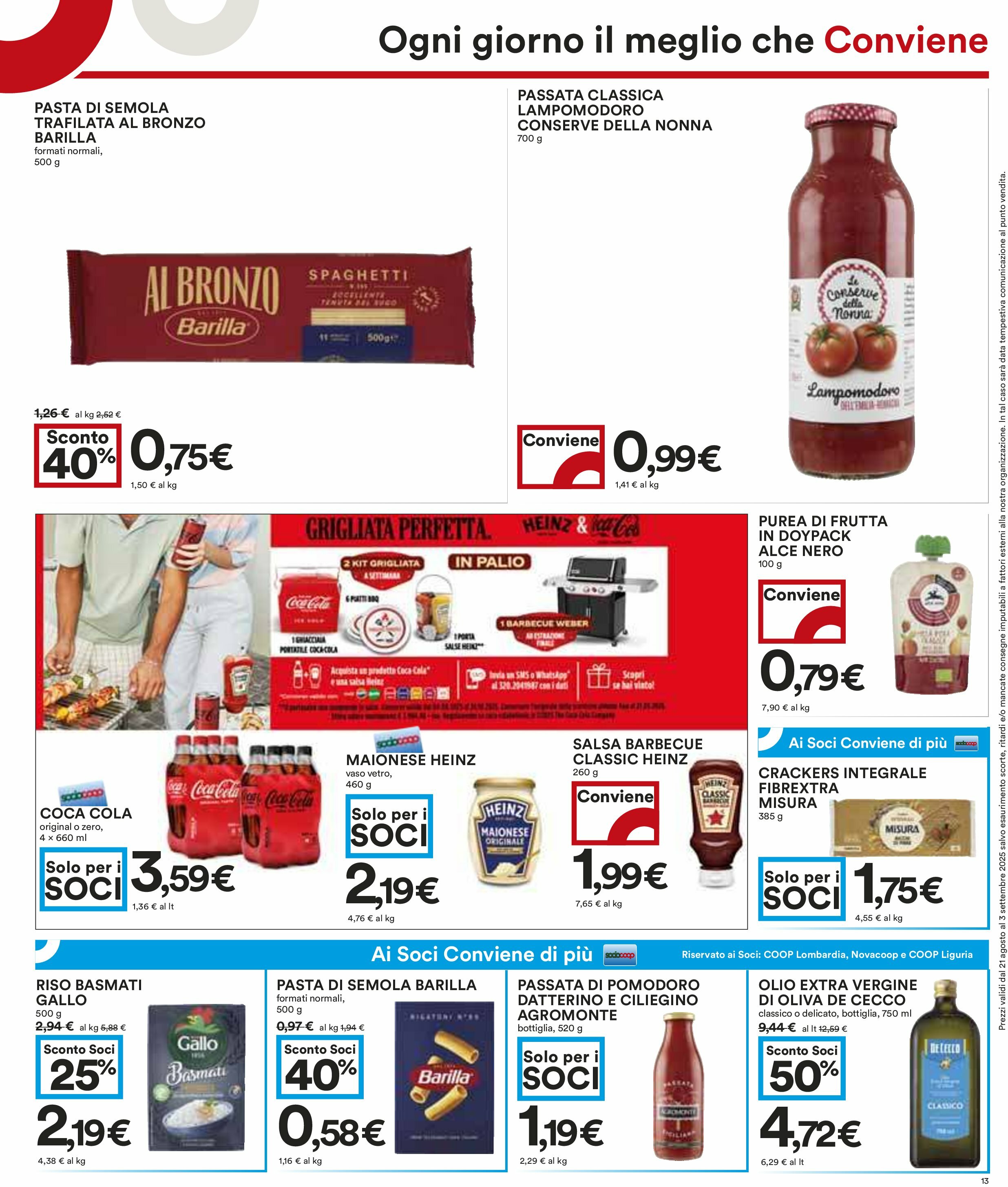 coop - Volantino Coop valido dal 21/08 al 03/09 - page: 13