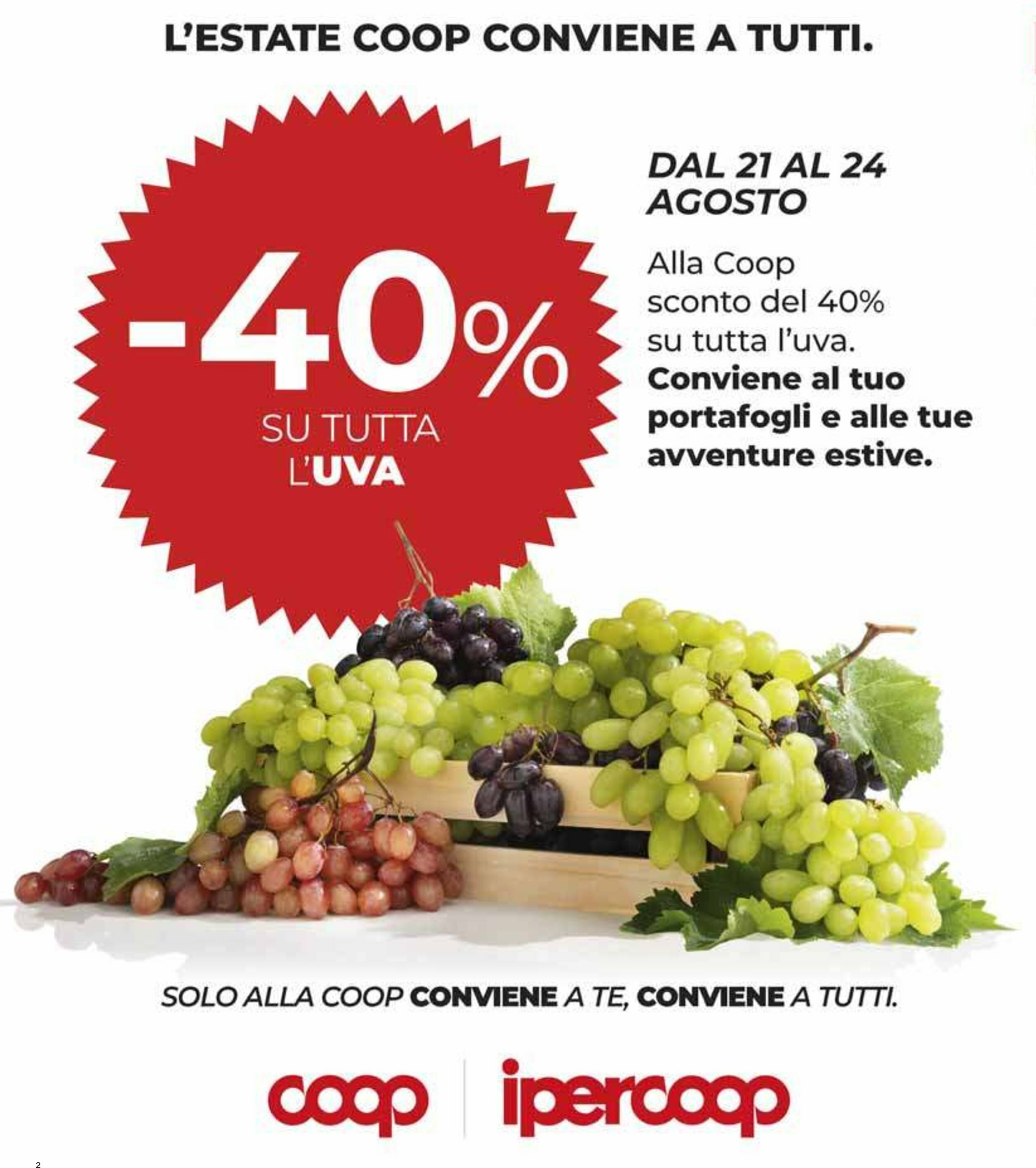 coop - Volantino Coop valido dal 21/08 al 03/09 - page: 2
