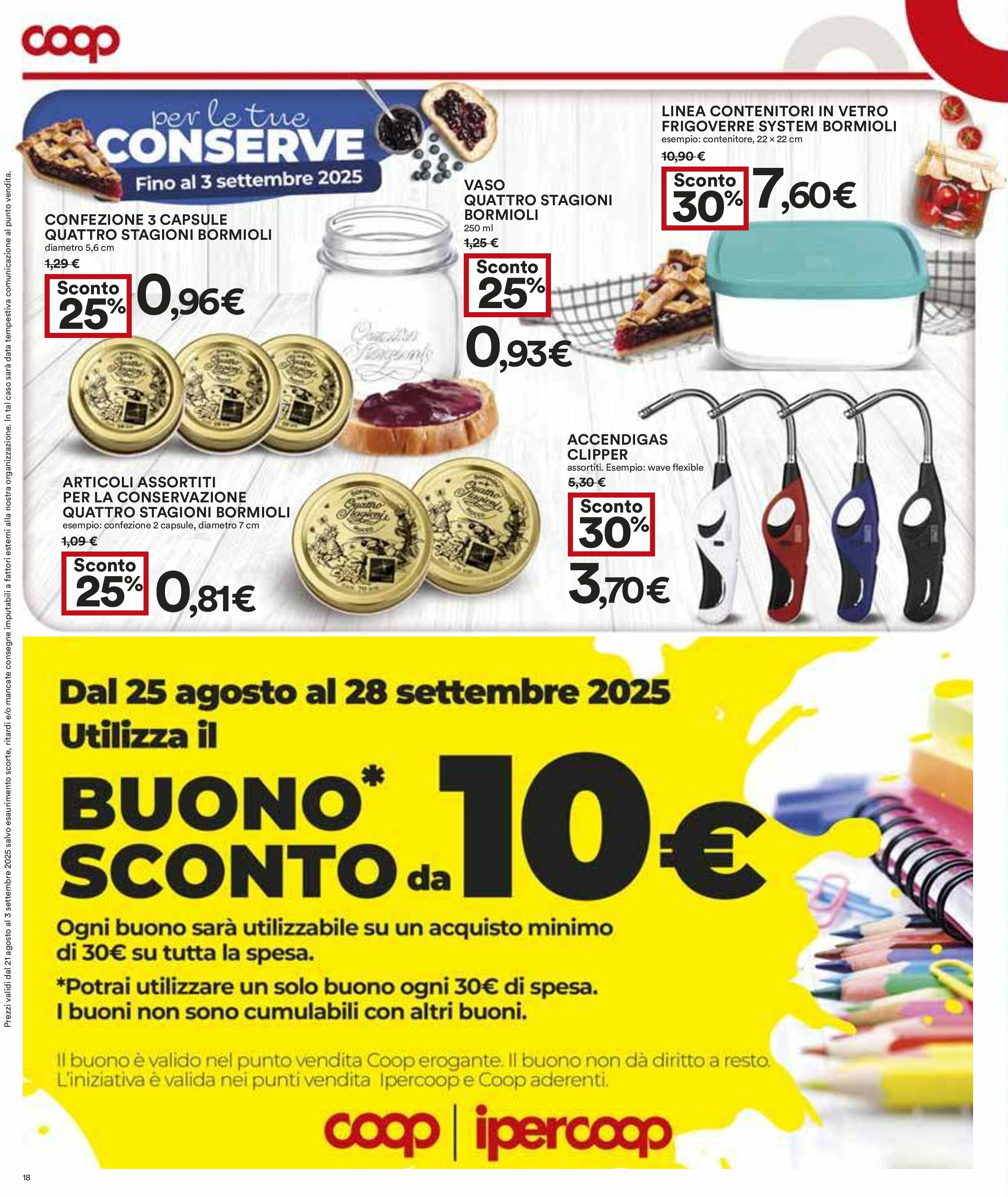 coop - Volantino Coop valido dal 21/08 al 03/09 - page: 18
