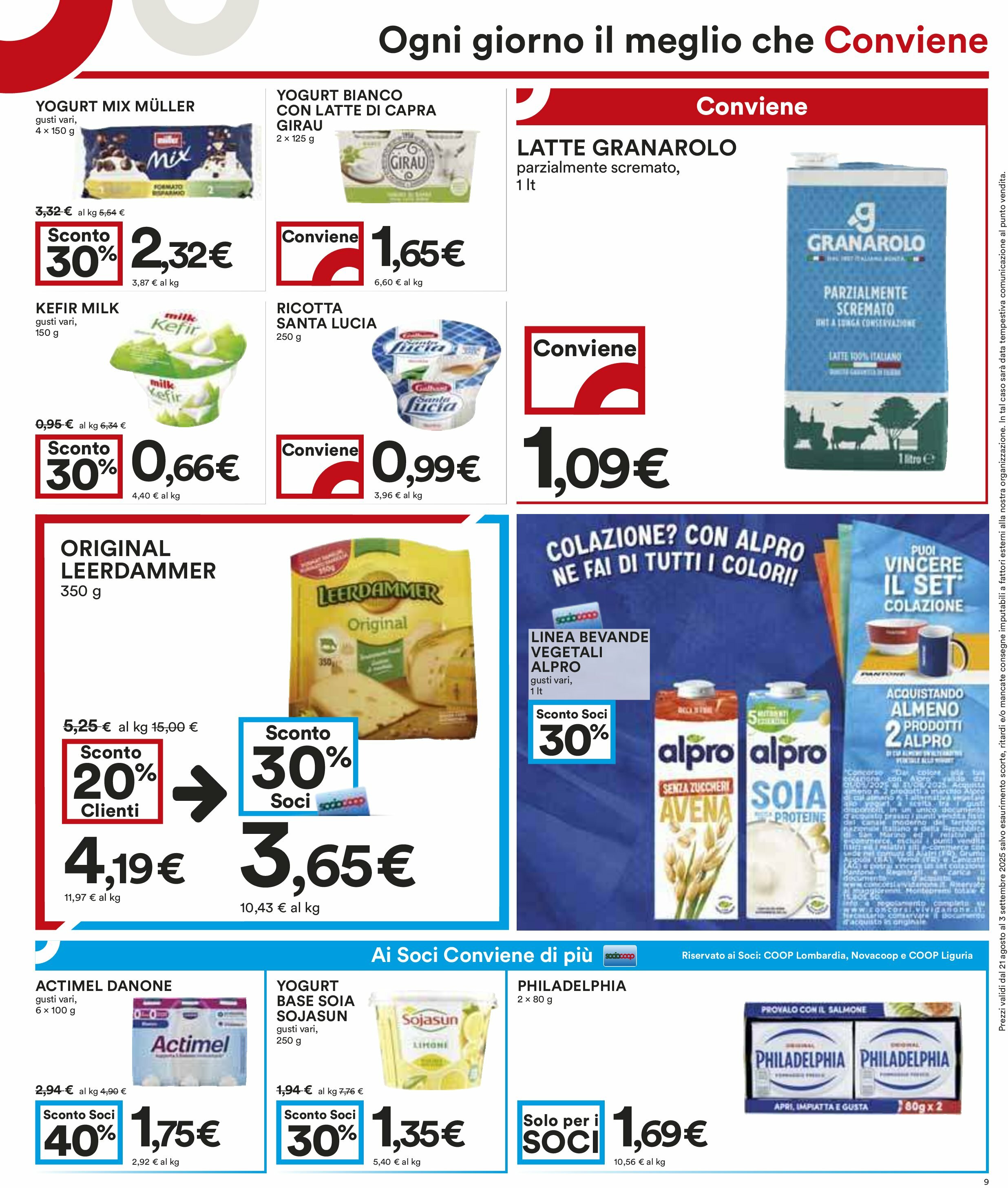 coop - Volantino Coop valido dal 21/08 al 03/09 - page: 9