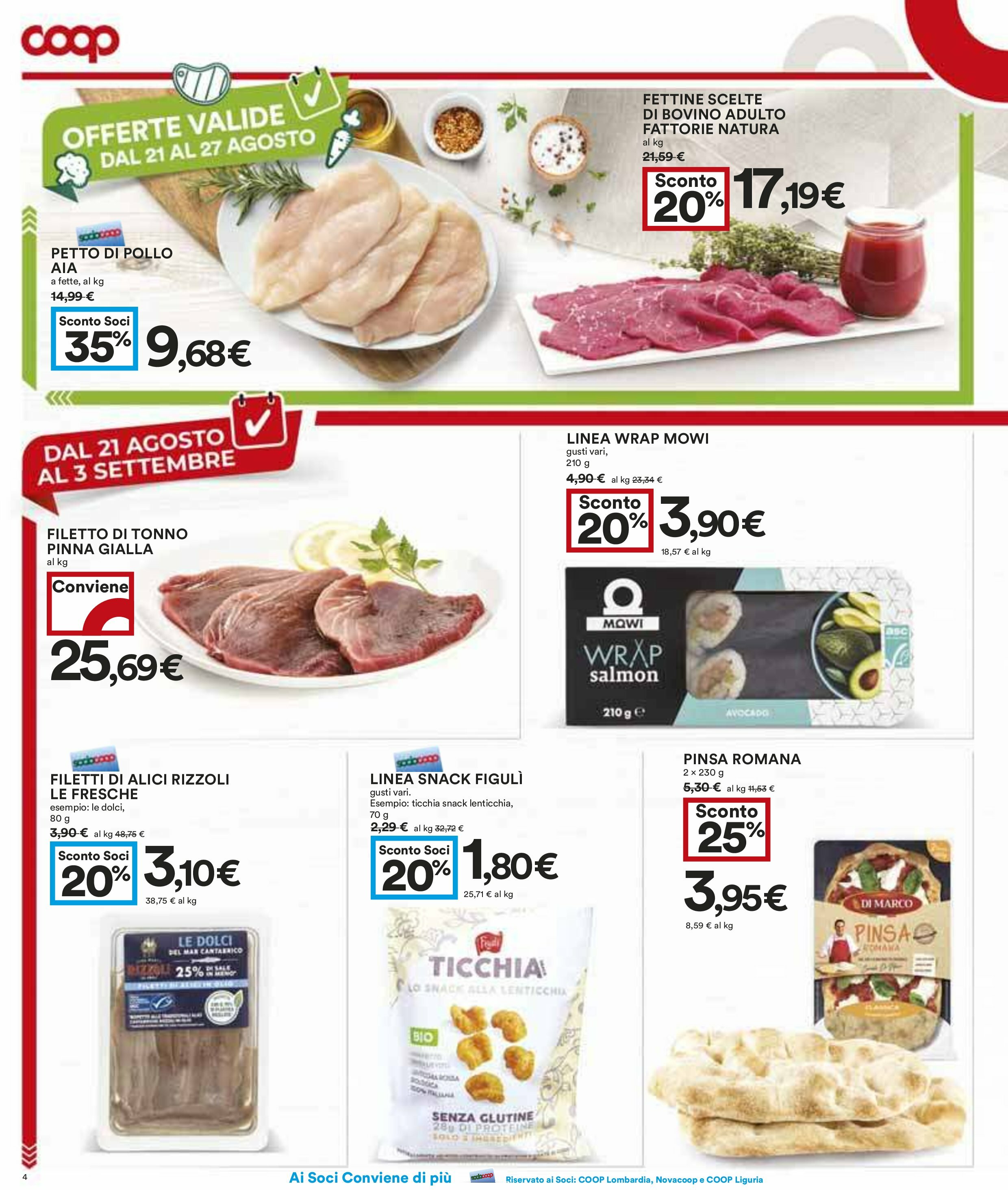coop - Volantino Coop valido dal 21/08 al 03/09 - page: 4
