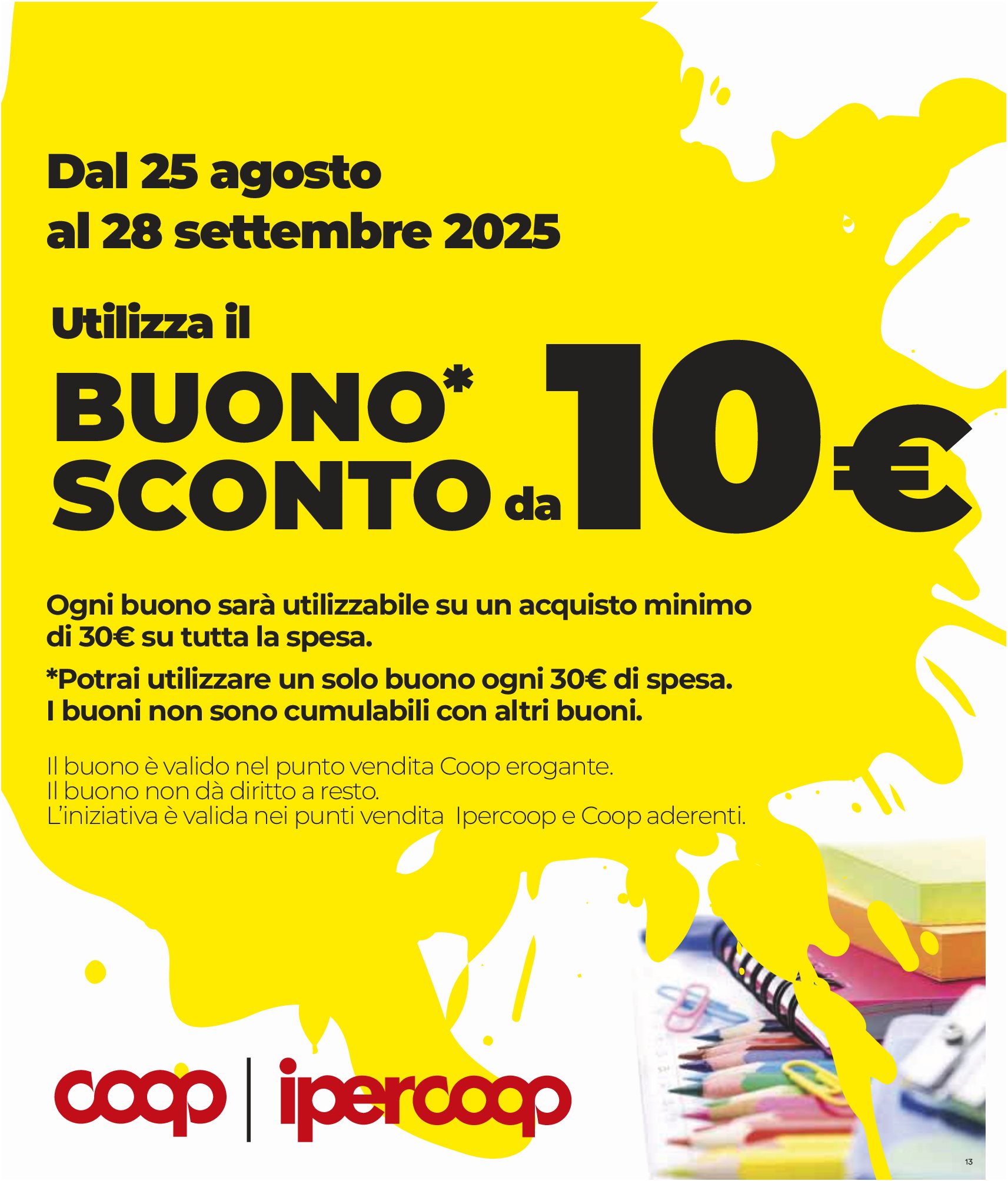 coop - Volantino Coop valido dal 04/09 al 17/09 - page: 13