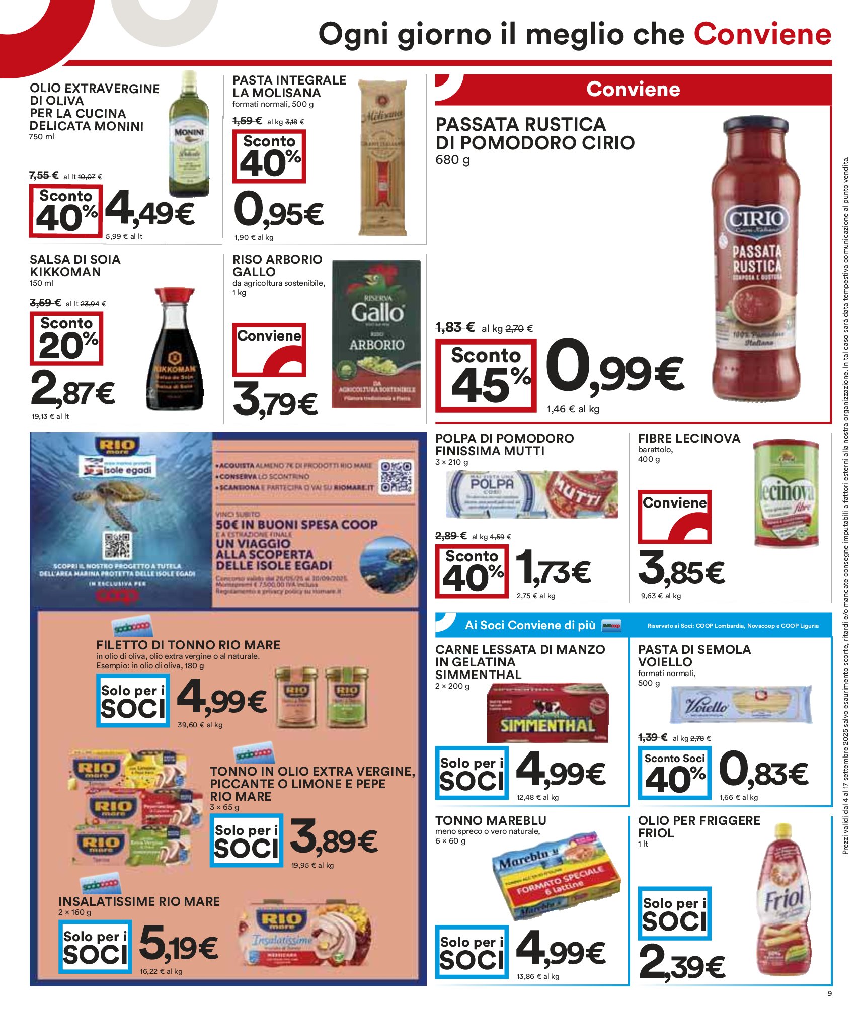 coop - Volantino Coop valido dal 04/09 al 17/09 - page: 9
