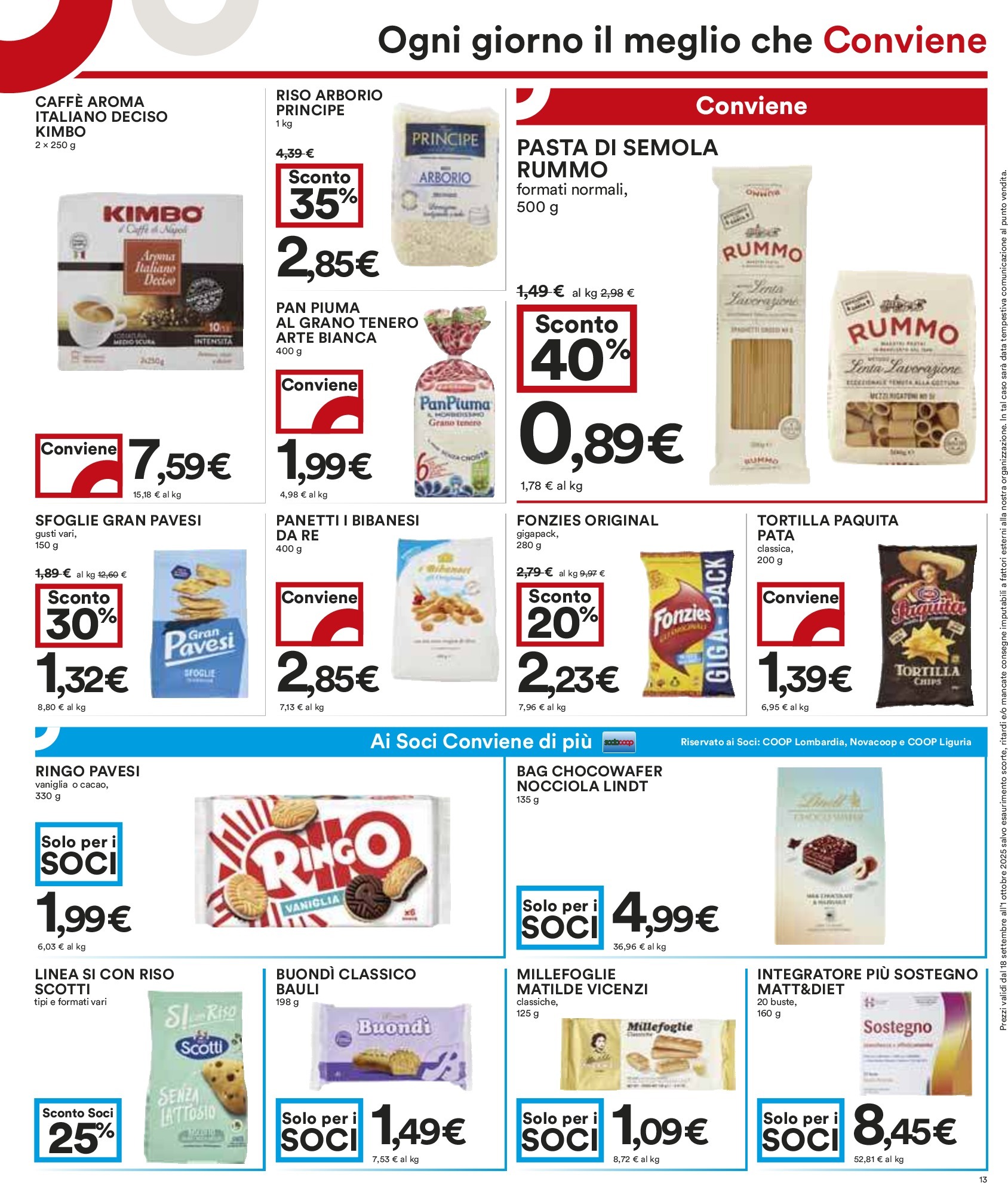 coop - Volantino Coop valido dal 18/09 al 01/10 - page: 13