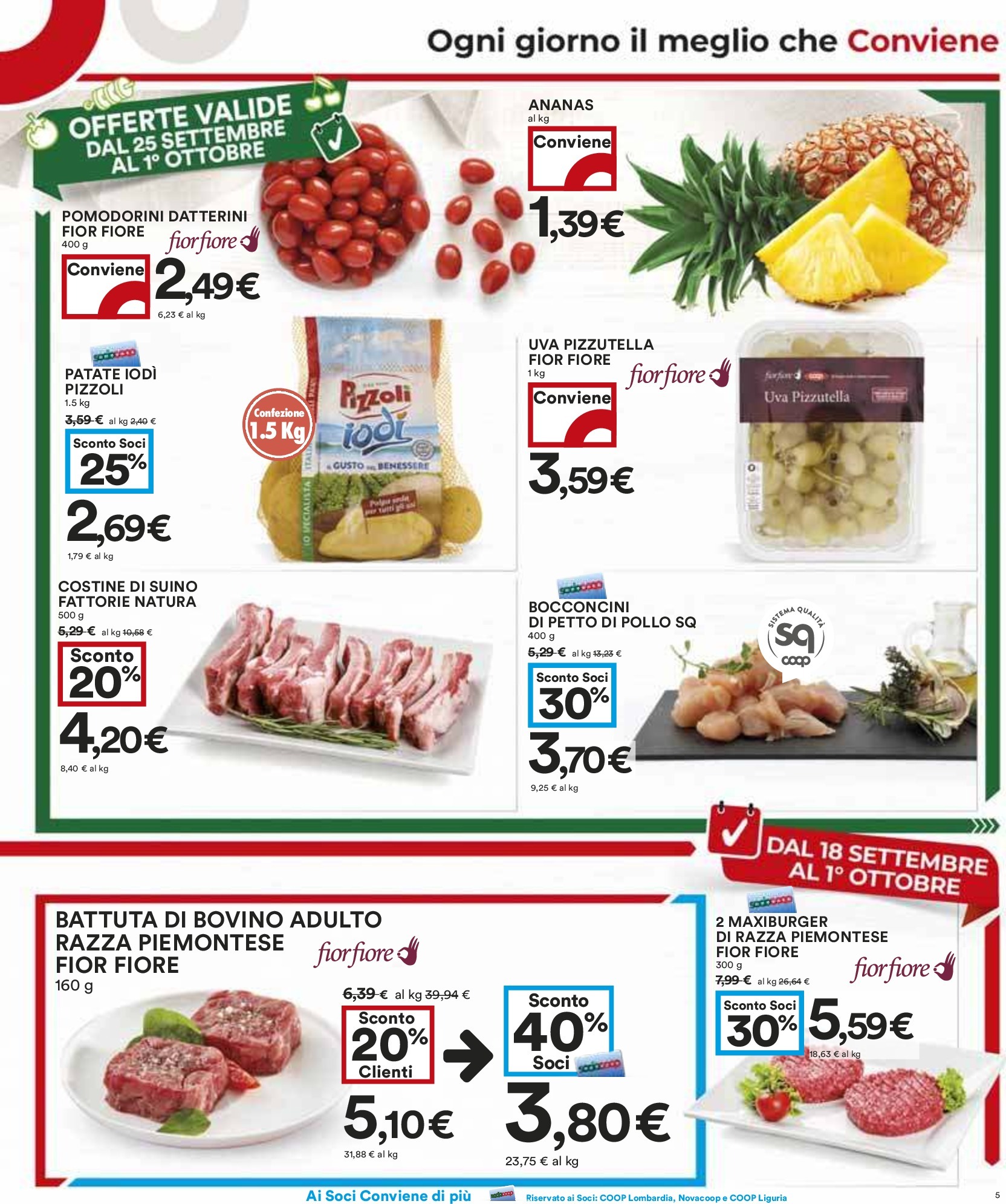 coop - Volantino Coop valido dal 18/09 al 01/10 - page: 5