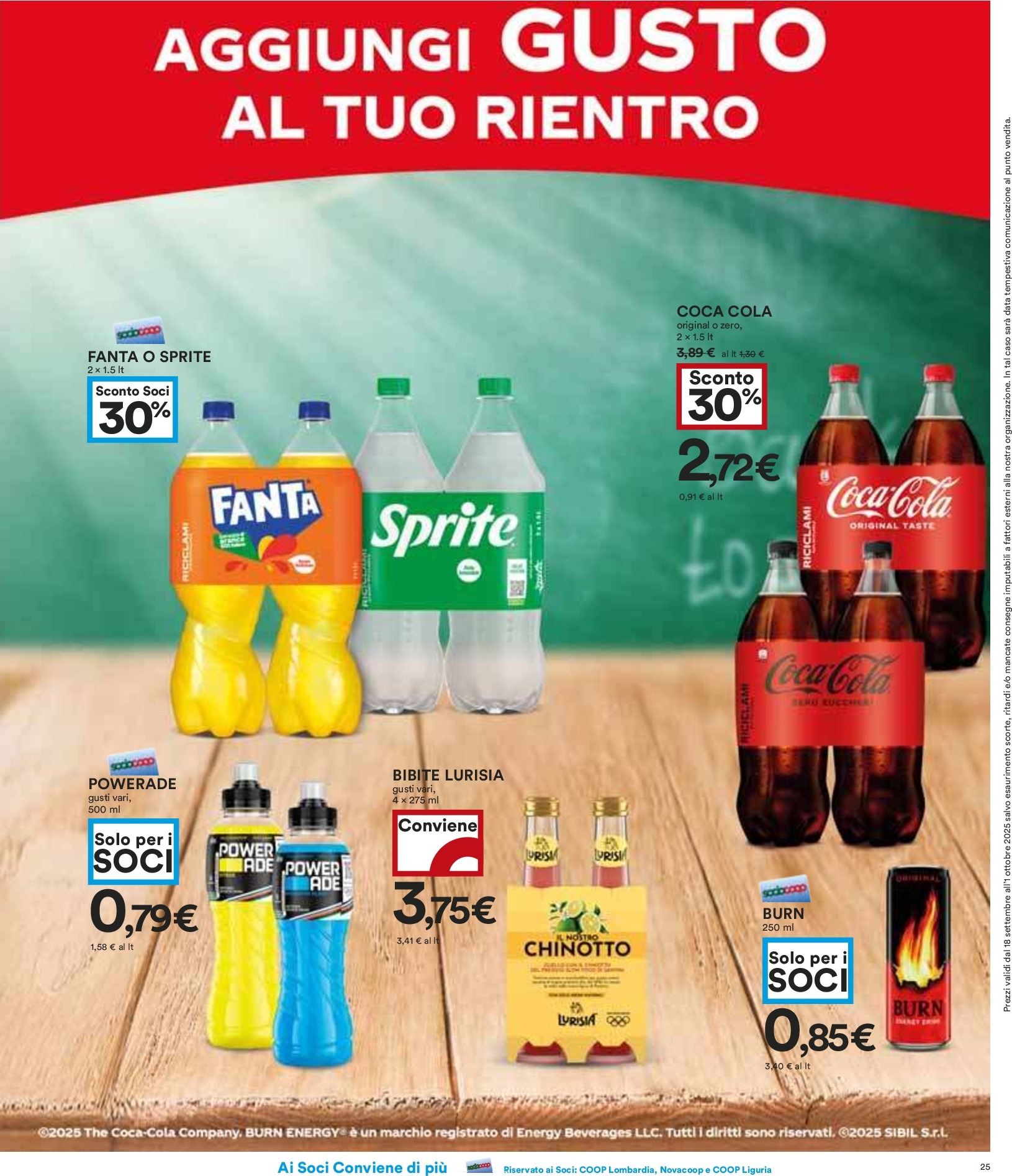 coop - Volantino Coop valido dal 18/09 al 01/10 - page: 25