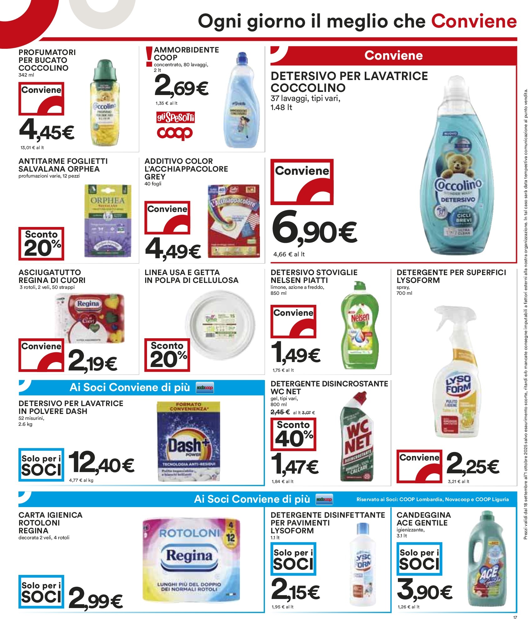 coop - Volantino Coop valido dal 18/09 al 01/10 - page: 17