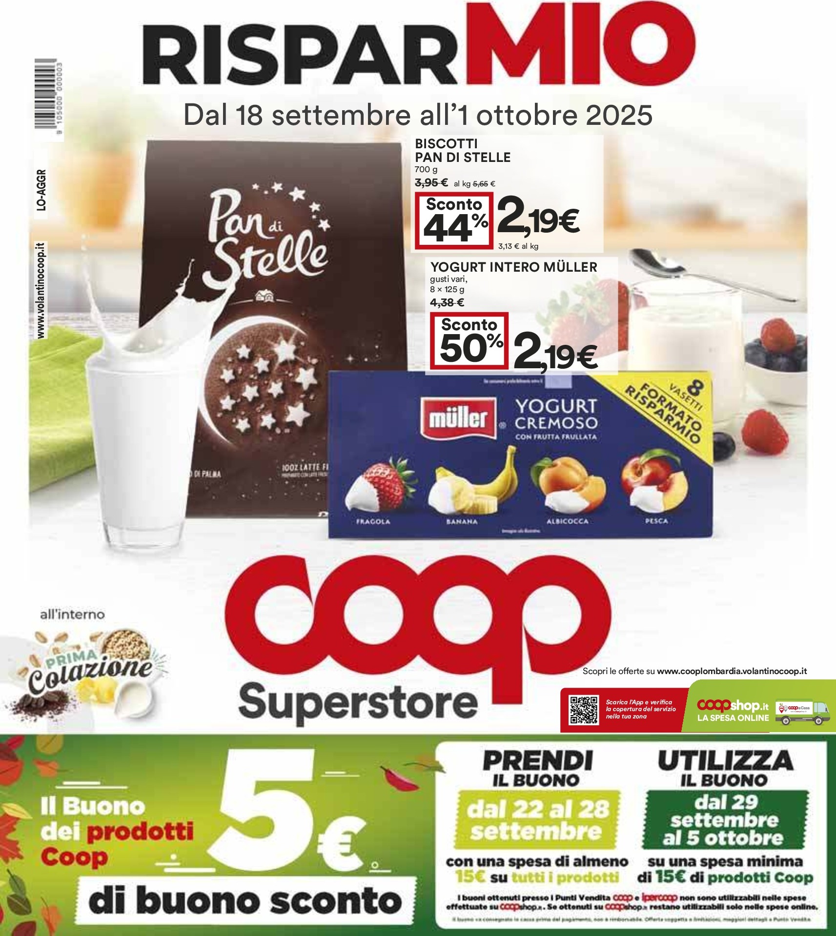 coop - Volantino Coop valido dal 18/09 al 01/10