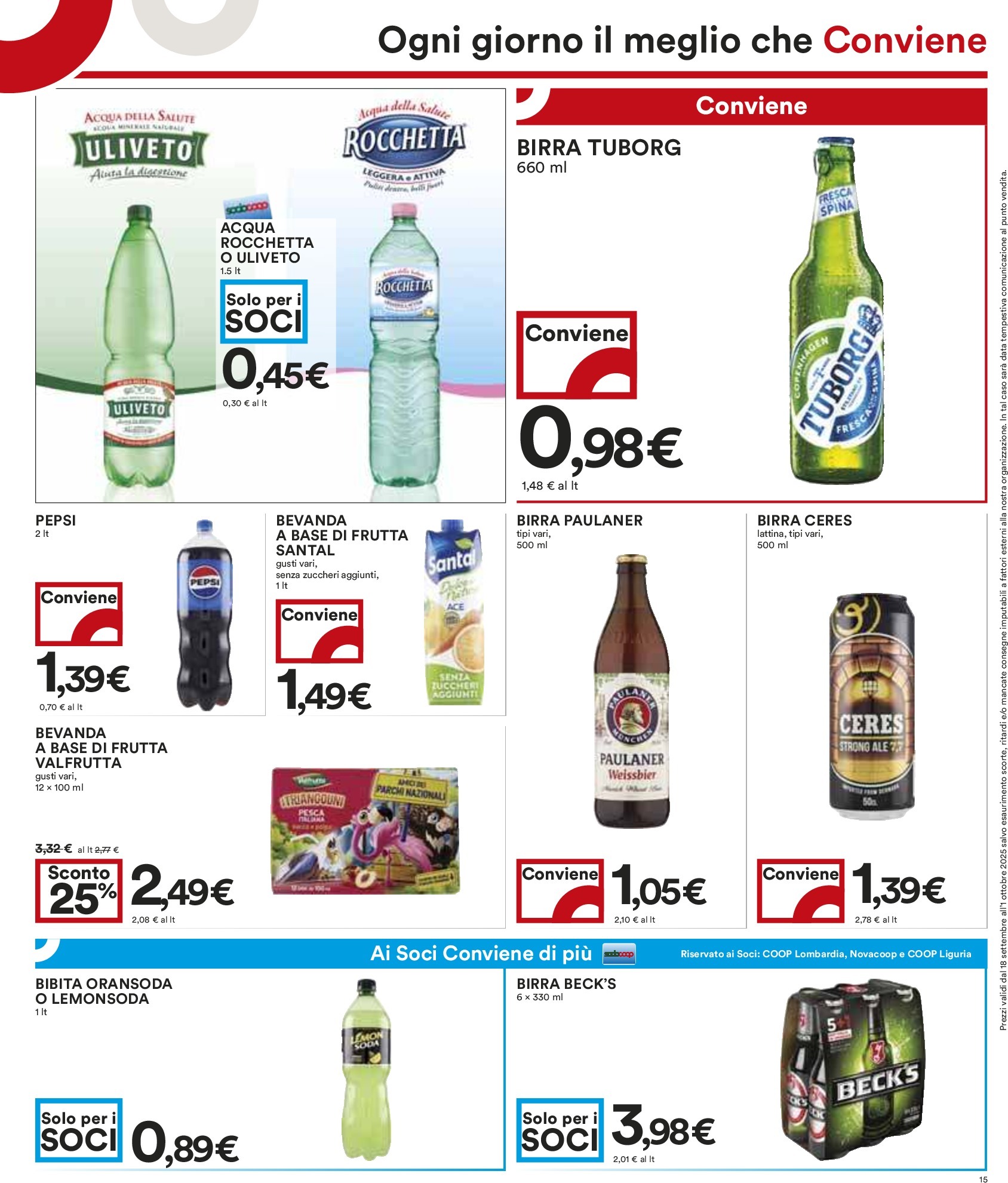 coop - Volantino Coop valido dal 18/09 al 01/10 - page: 15