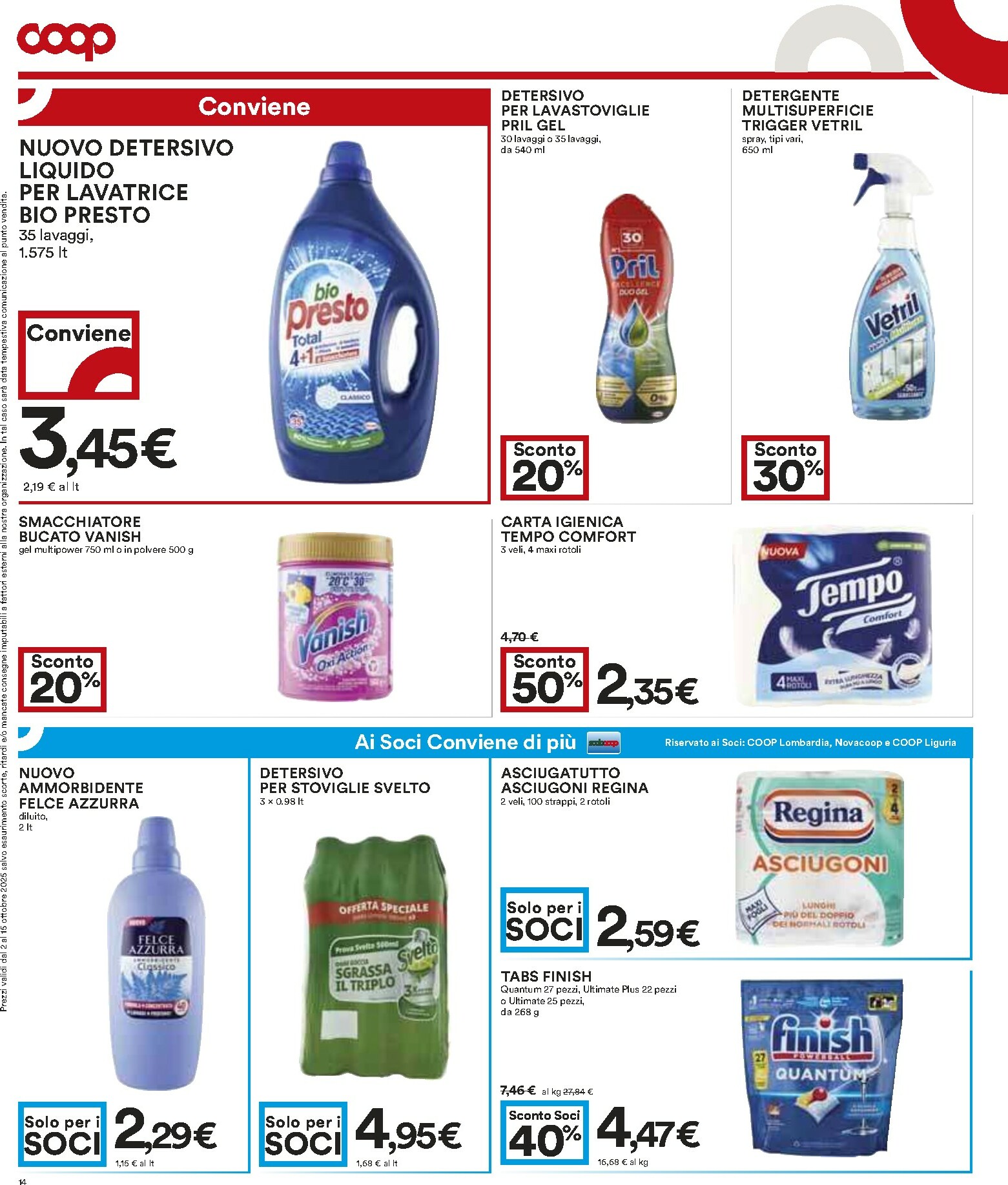coop - Volantino Coop valido dal 02/10 al 15/10 - page: 14