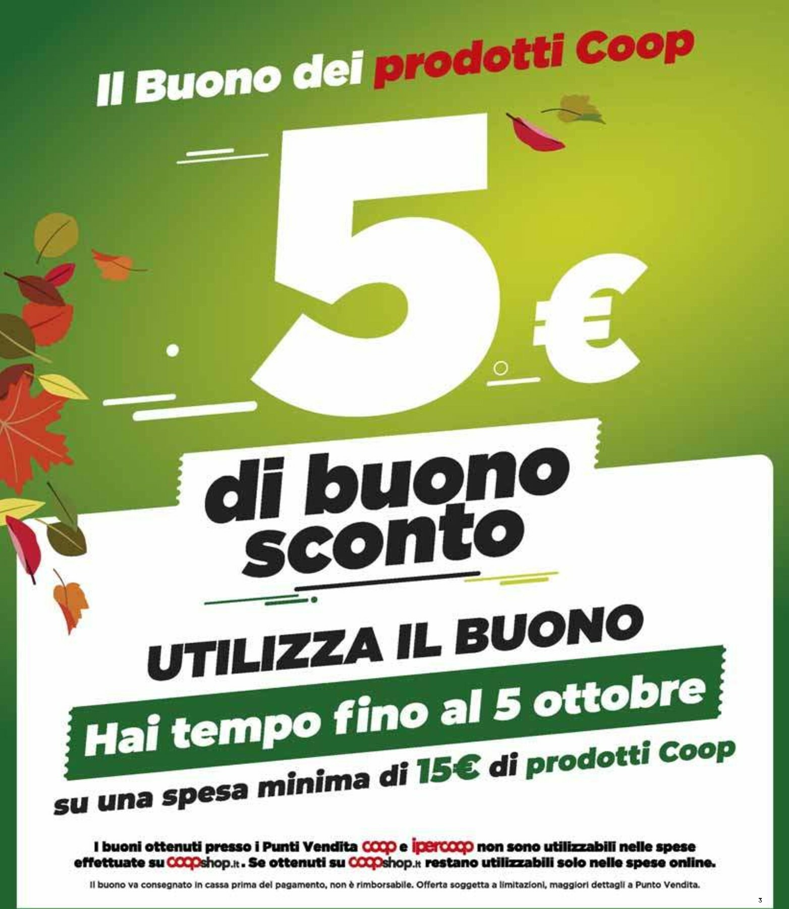 coop - Volantino Coop valido dal 02/10 al 15/10 - page: 3