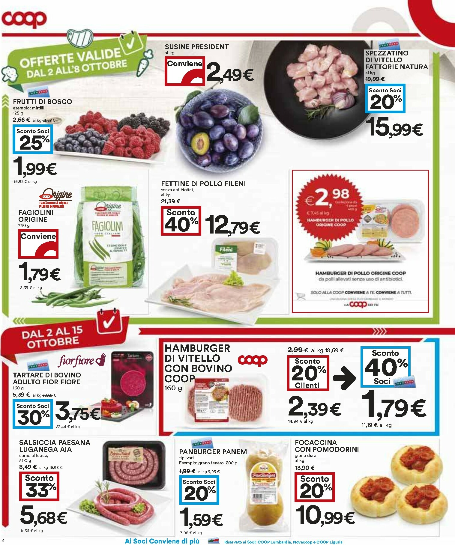 coop - Volantino Coop valido dal 02/10 al 15/10 - page: 4