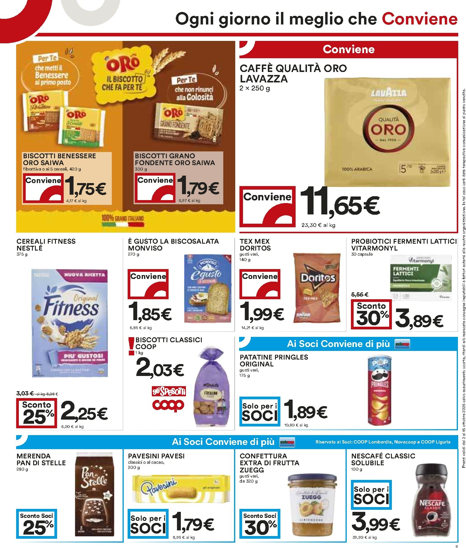 coop - Volantino Coop valido dal 02/10 al 15/10 - page: 9