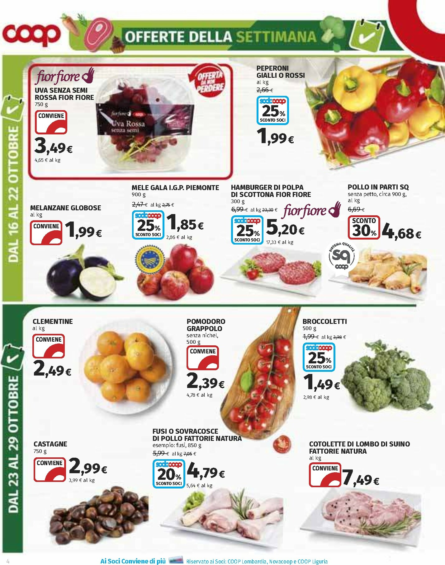 coop - Volantino Coop valido dal 16/10 al 29/10 - page: 4