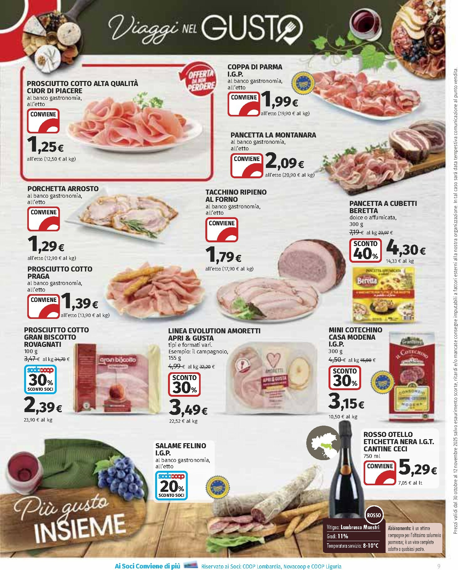 coop - Volantino Coop valido dal 30/10 al 12/11 - page: 9