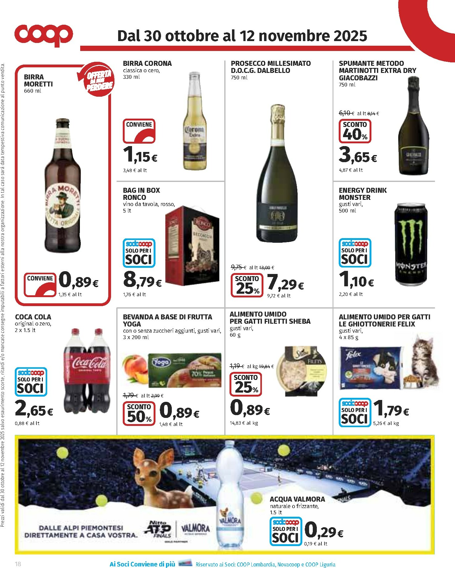 coop - Volantino Coop valido dal 30/10 al 12/11 - page: 18