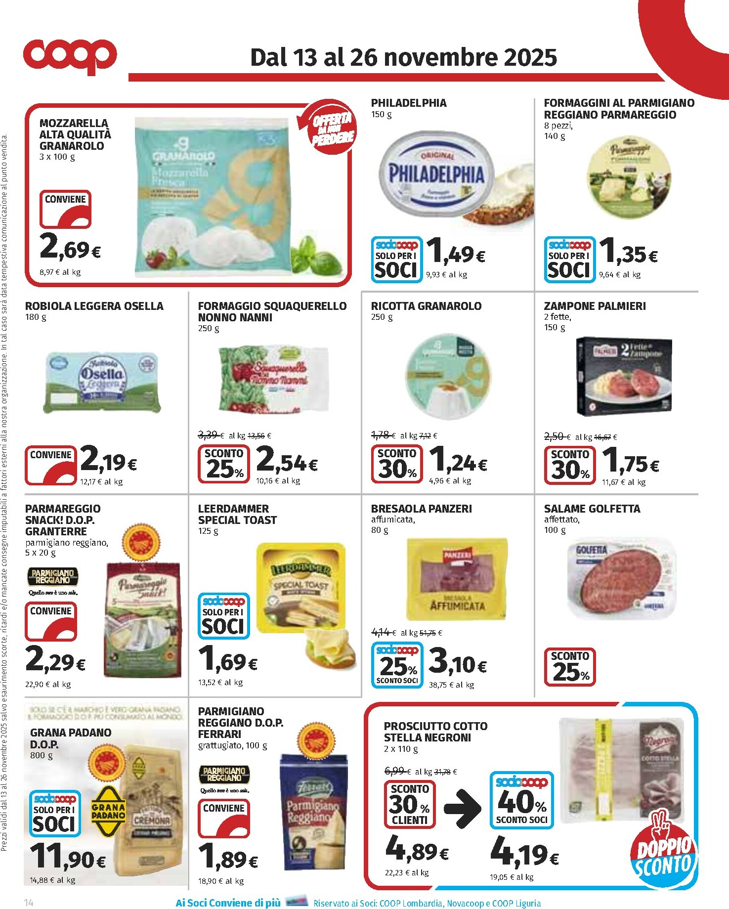 coop - Volantino Coop valido dal 13/11 al 26/11 - page: 14