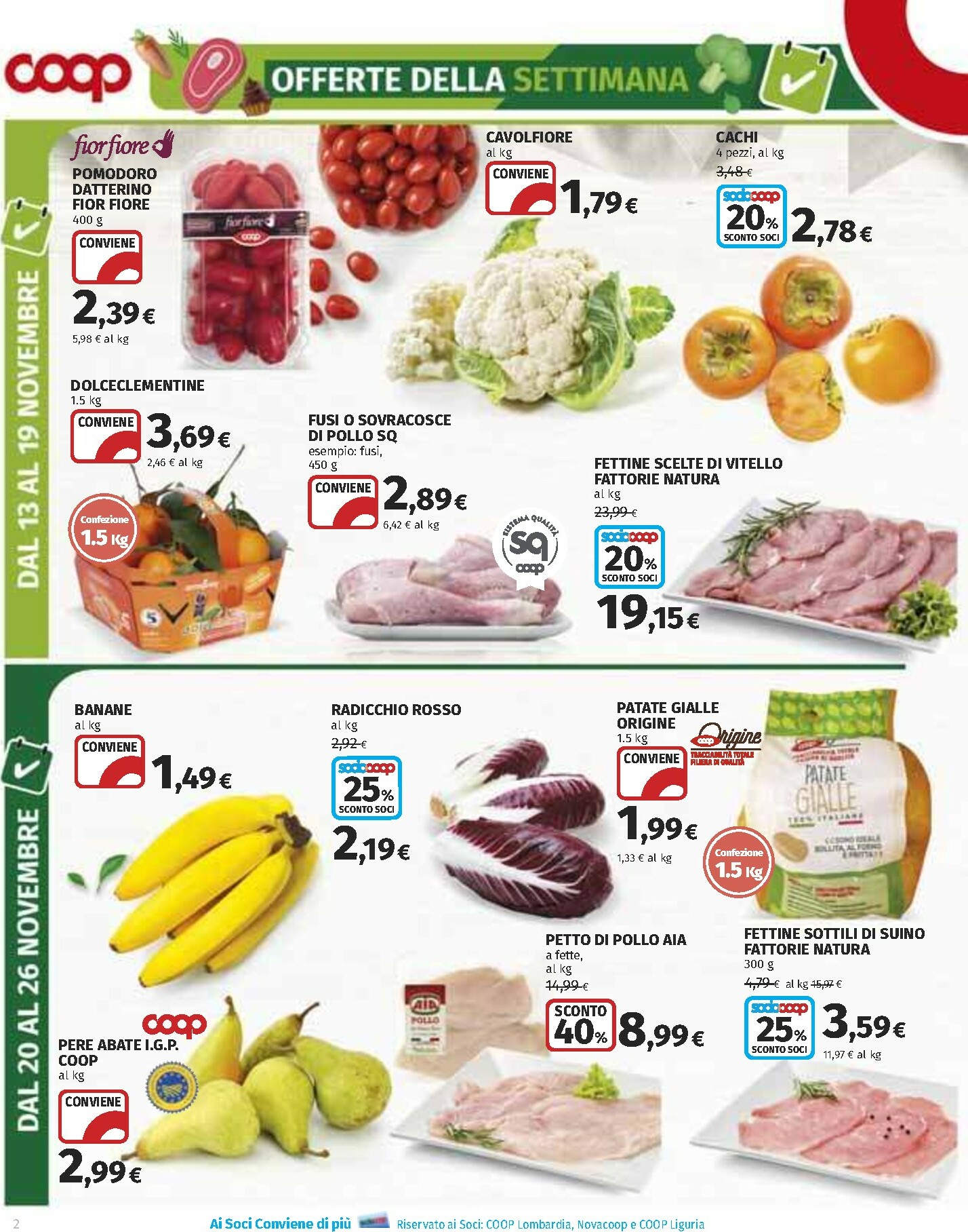 coop - Volantino Coop valido dal 13/11 al 26/11 - page: 2
