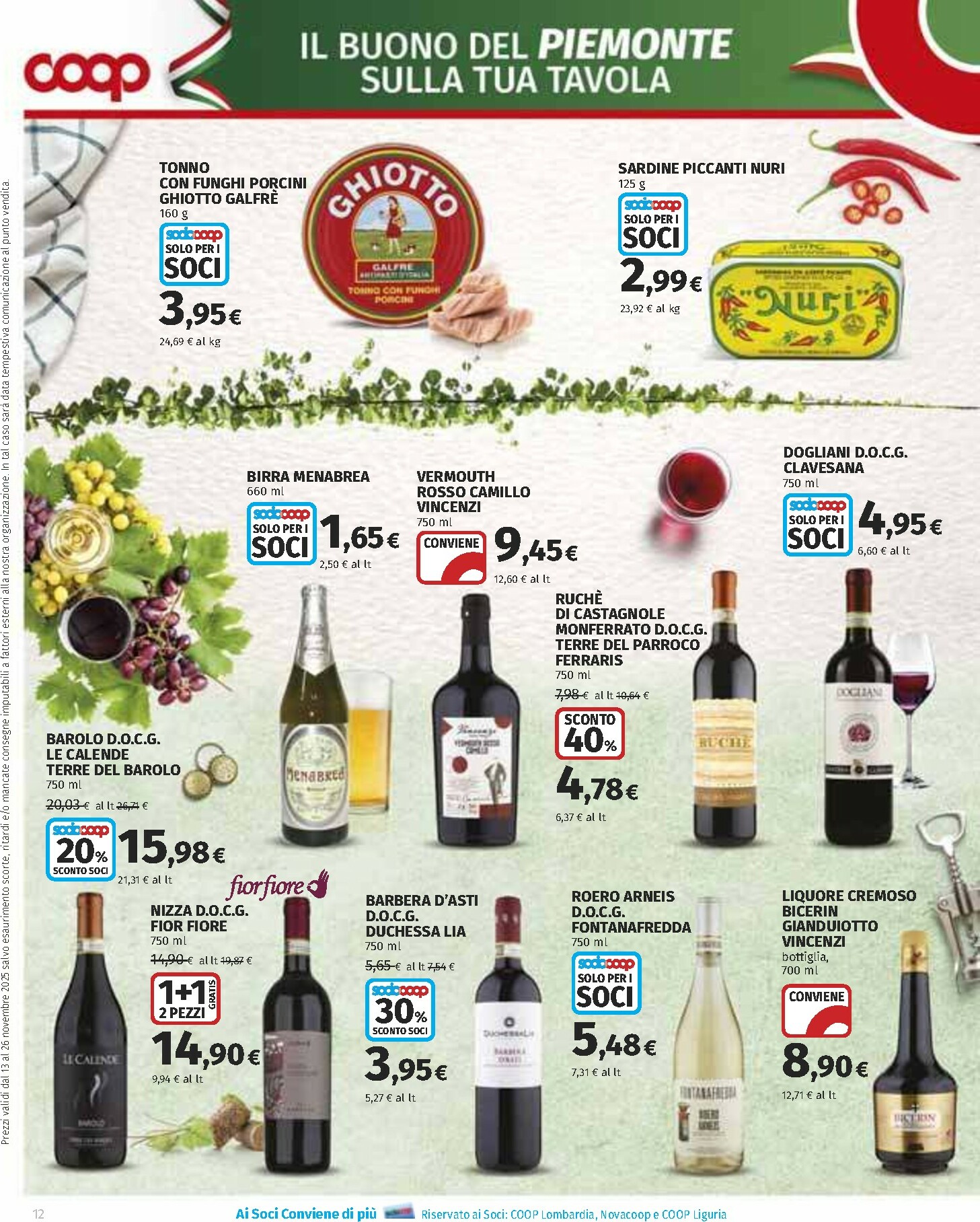 coop - Volantino Coop valido dal 13/11 al 26/11 - page: 12