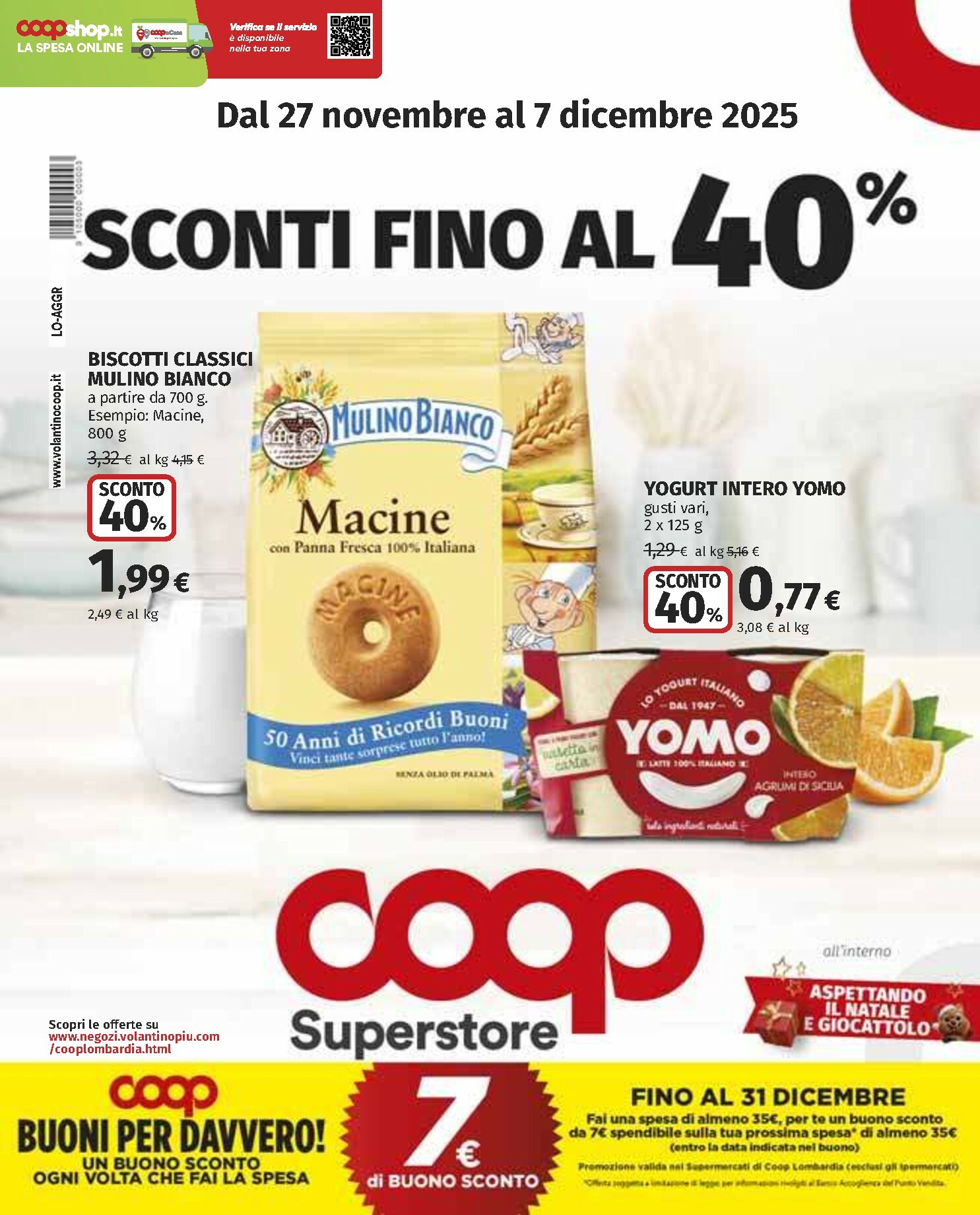 coop - Volantino Coop valido dal 27/11 al 07/12 - page: 1