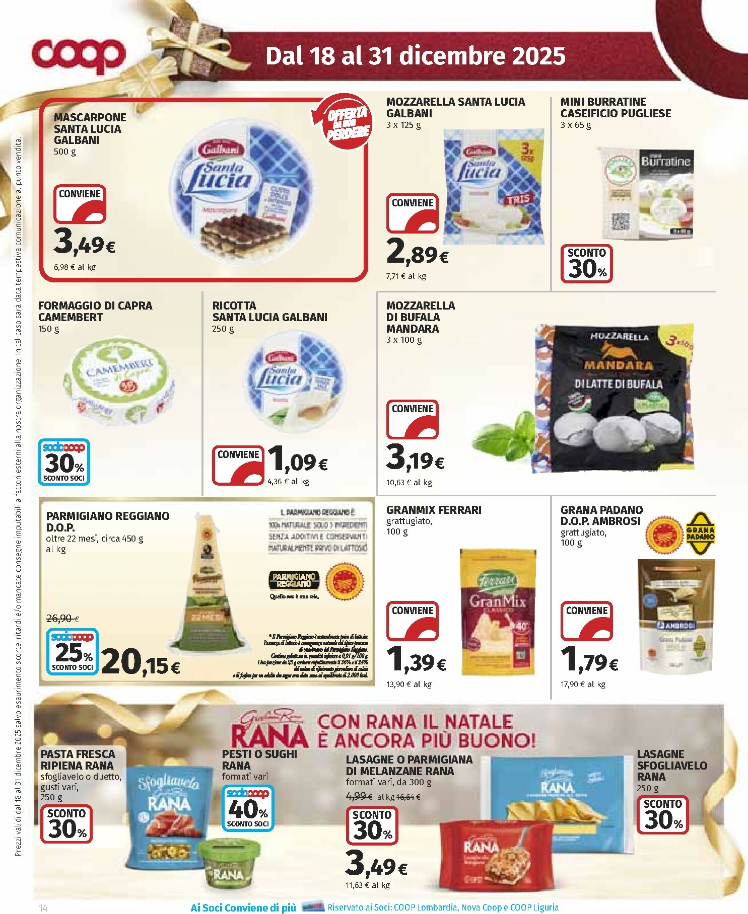 coop - Volantino Coop valido dal 18/12 al 31/12 - page: 14