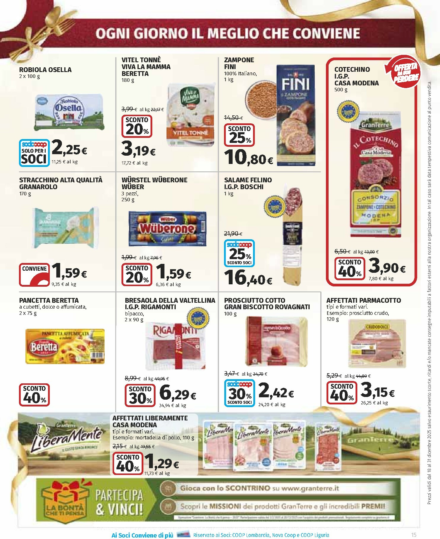 coop - Volantino Coop valido dal 18/12 al 31/12 - page: 15