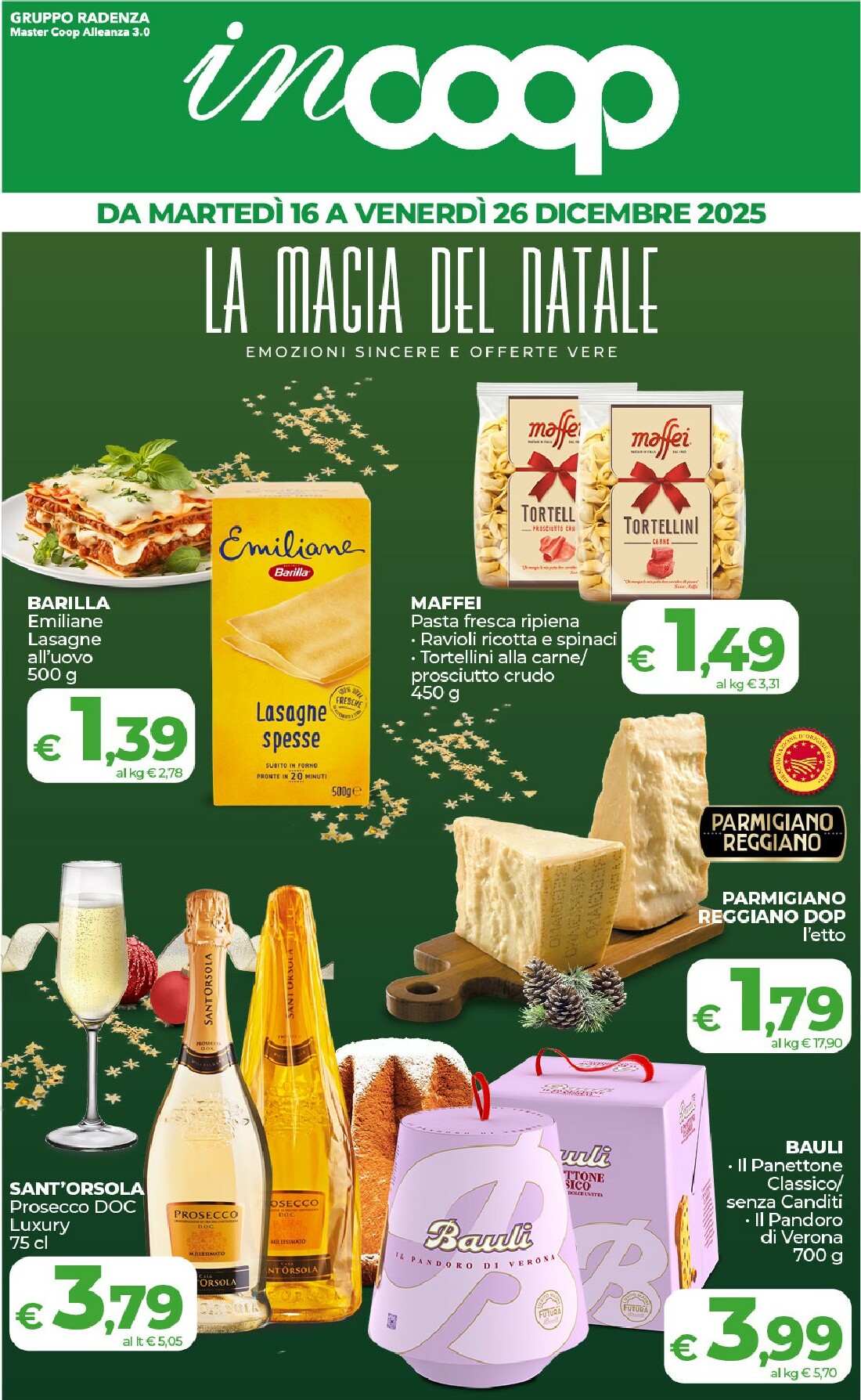coop - Volantino inCoop - La Magia Del Natale valido dal 16/12 al 26/12