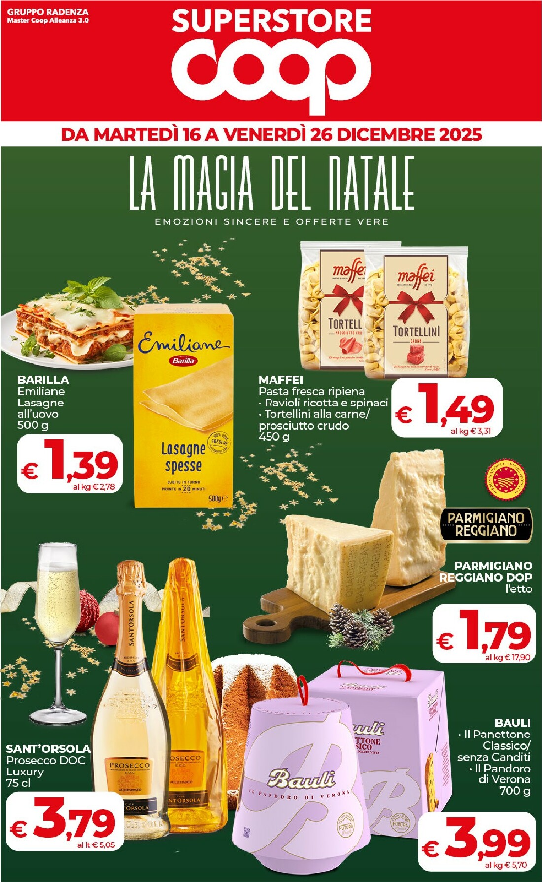 coop - Volantino Coop Superstore - La Magia Del Natale valido dal 16/12 al 26/12