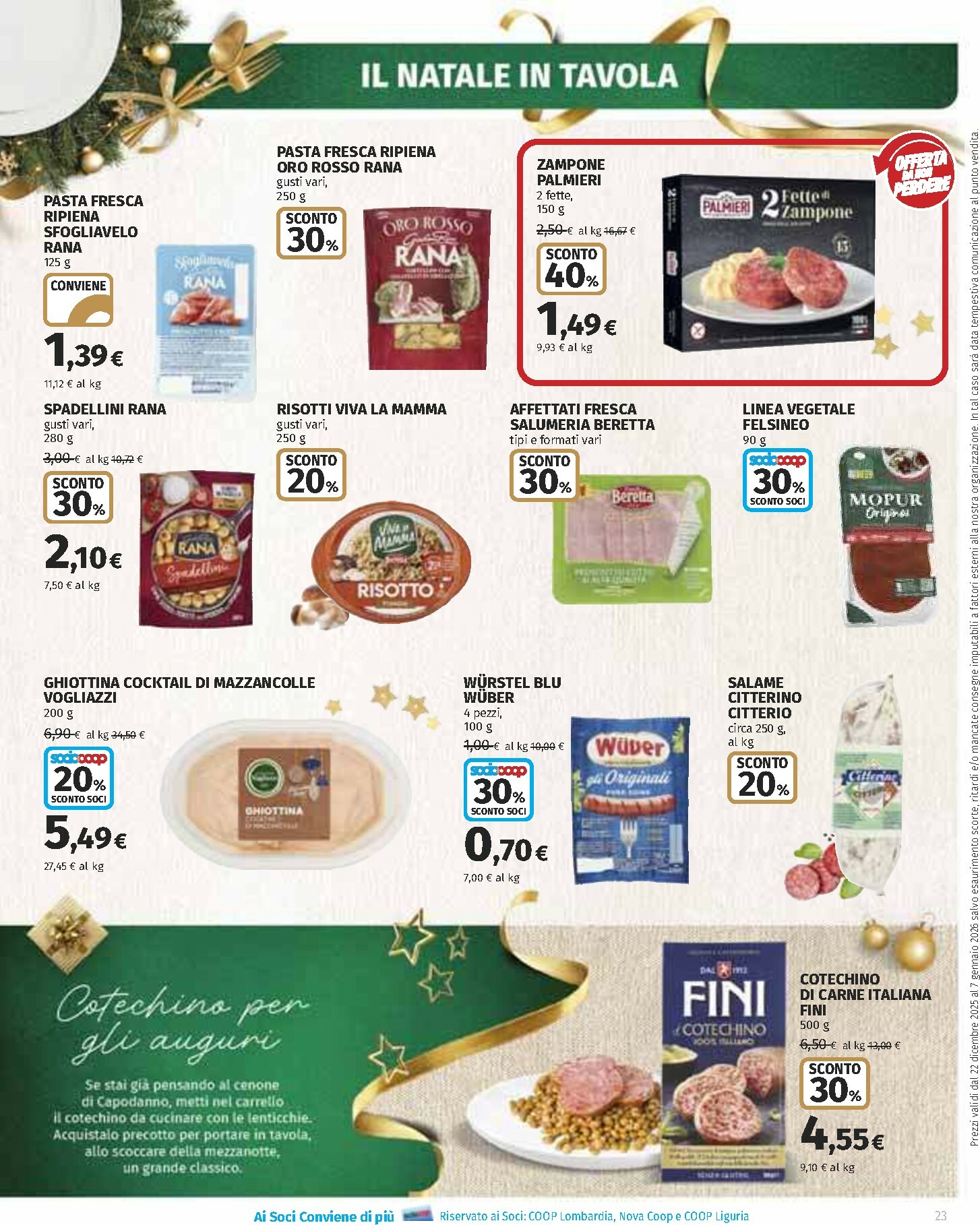 coop - Volantino Coop valido dal 22/12 al 07/01 - page: 23