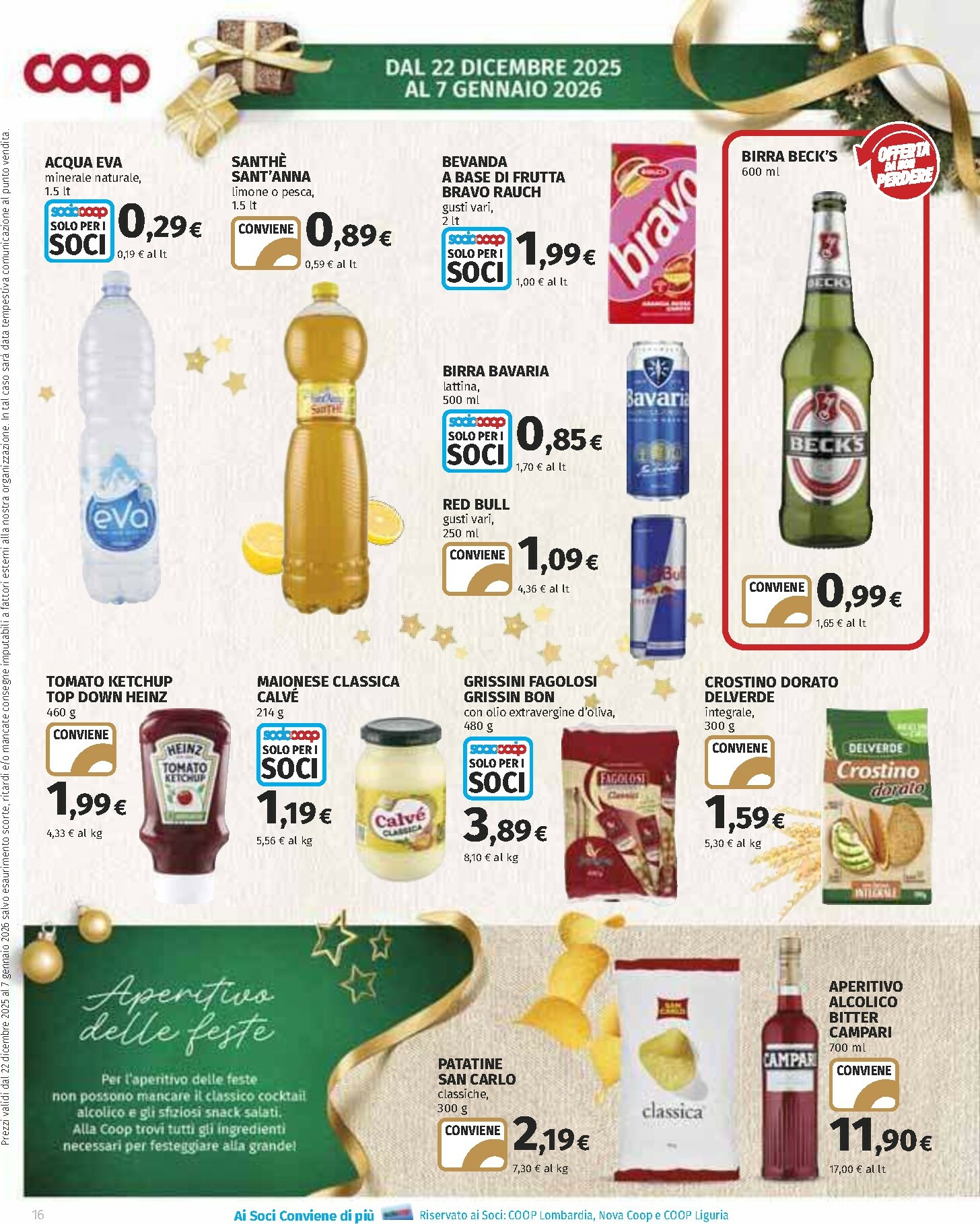 coop - Volantino Coop valido dal 22/12 al 07/01 - page: 16
