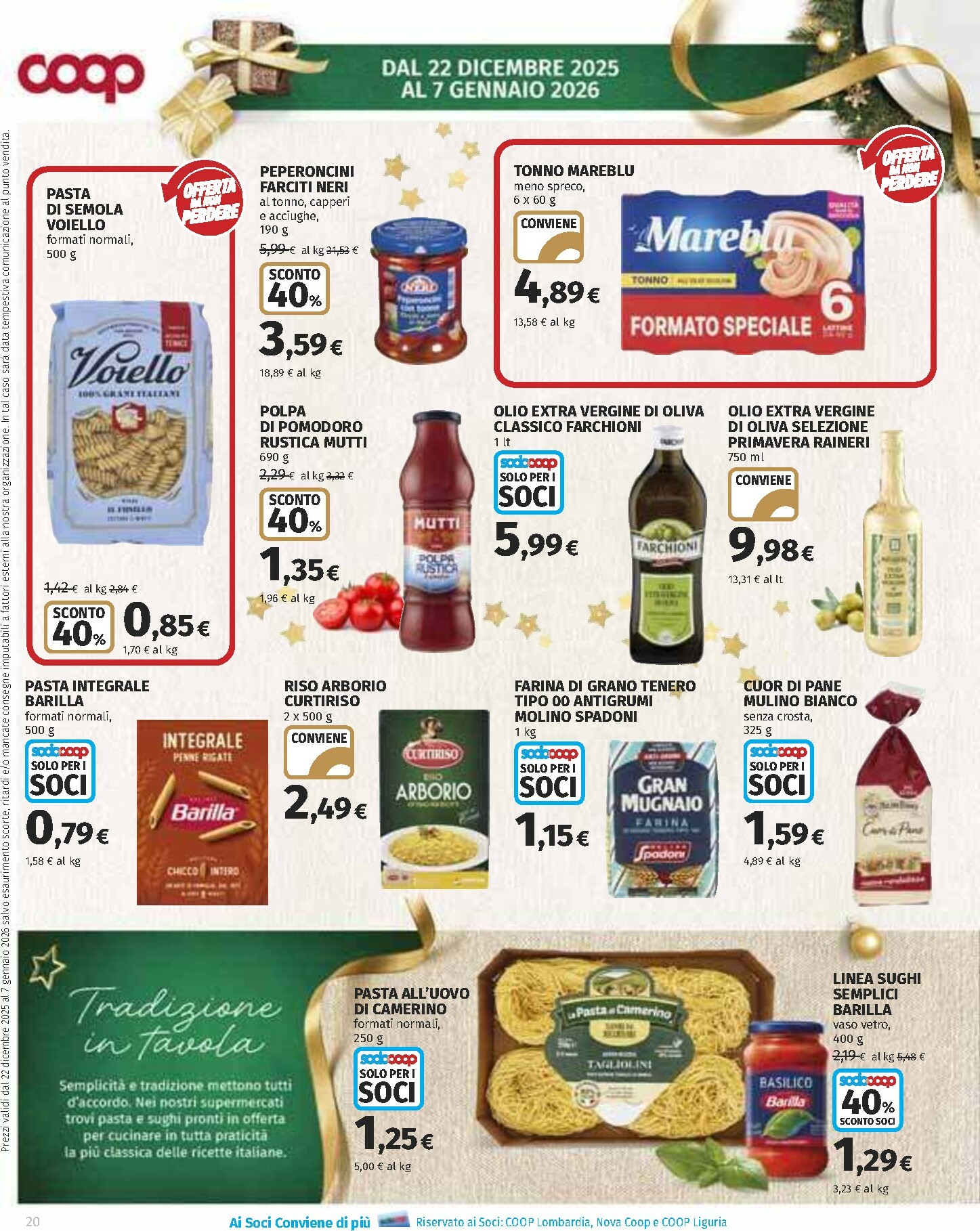 coop - Volantino Coop valido dal 22/12 al 07/01 - page: 20