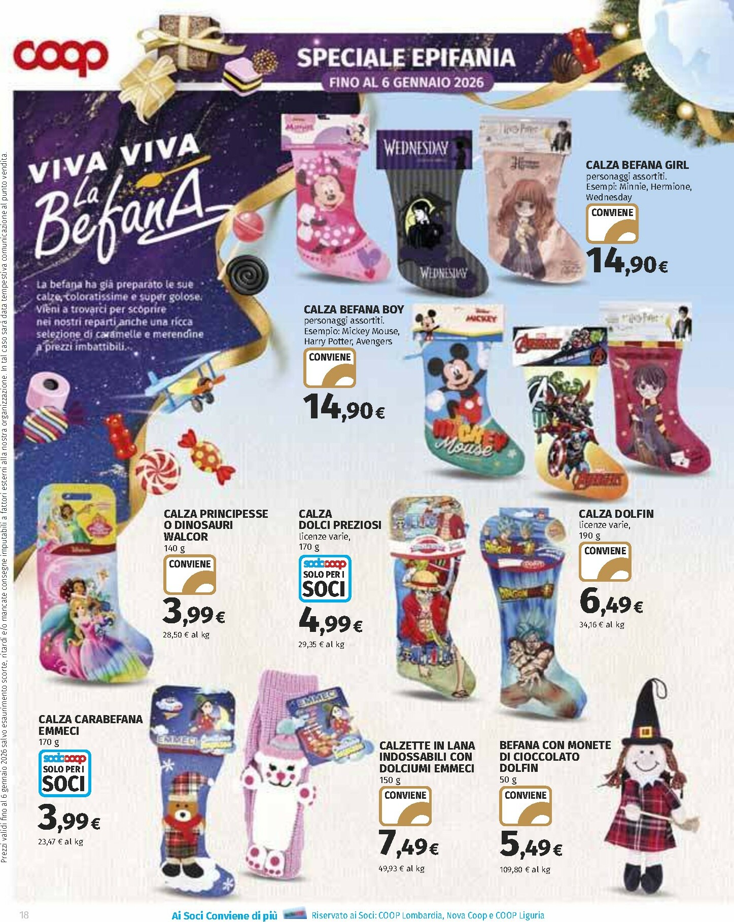 coop - Volantino Coop valido dal 22/12 al 07/01 - page: 18