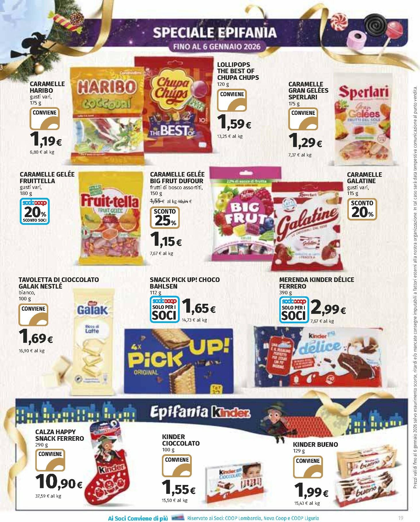 coop - Volantino Coop valido dal 22/12 al 07/01 - page: 19