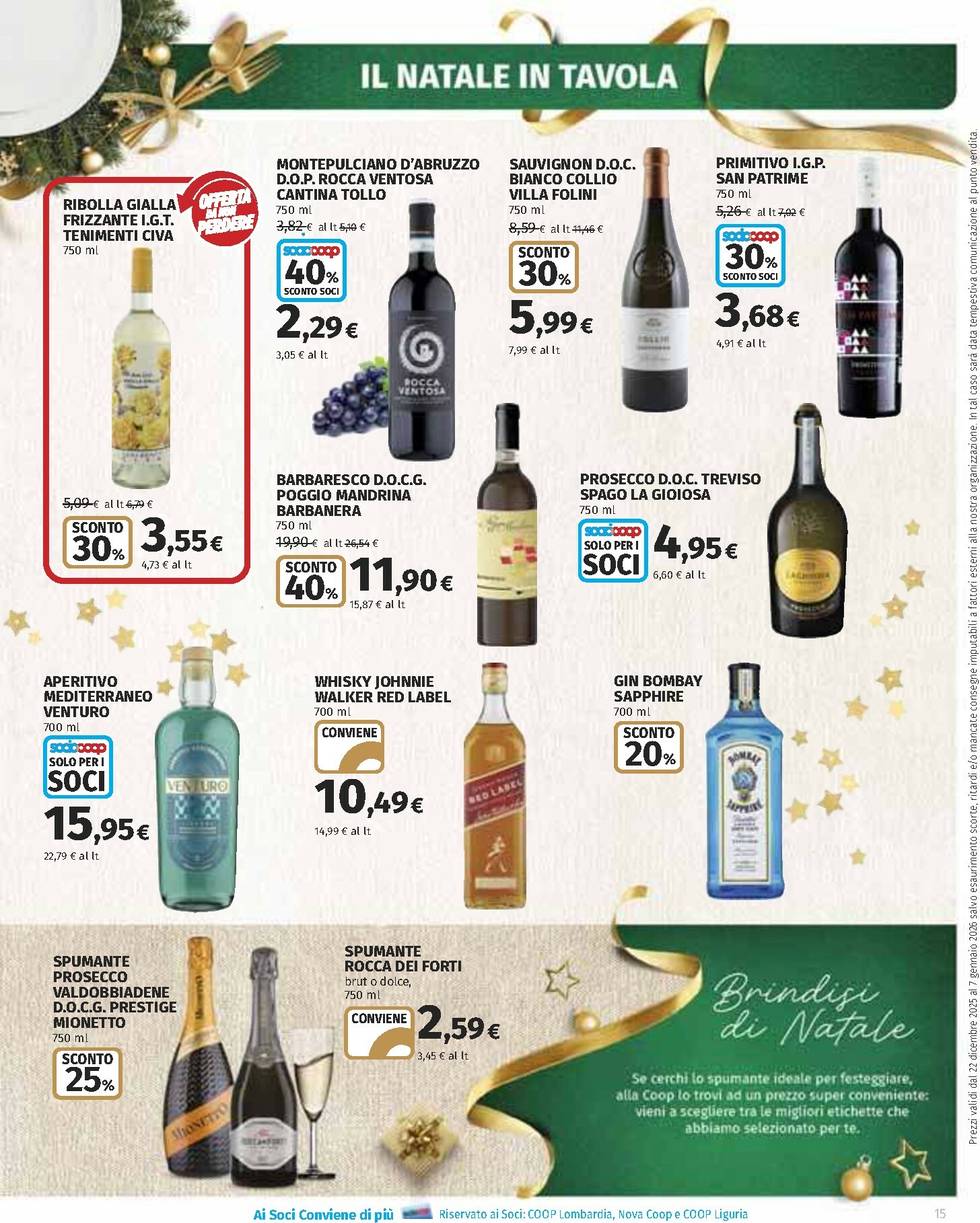 coop - Volantino Coop valido dal 22/12 al 07/01 - page: 15
