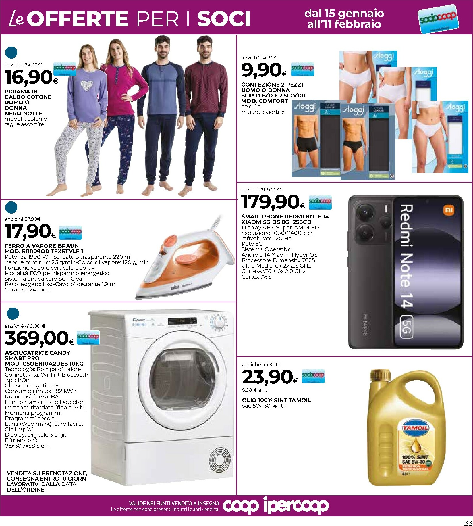 coop - Volantino Coop valido dal 15/01 al 28/01 - page: 33