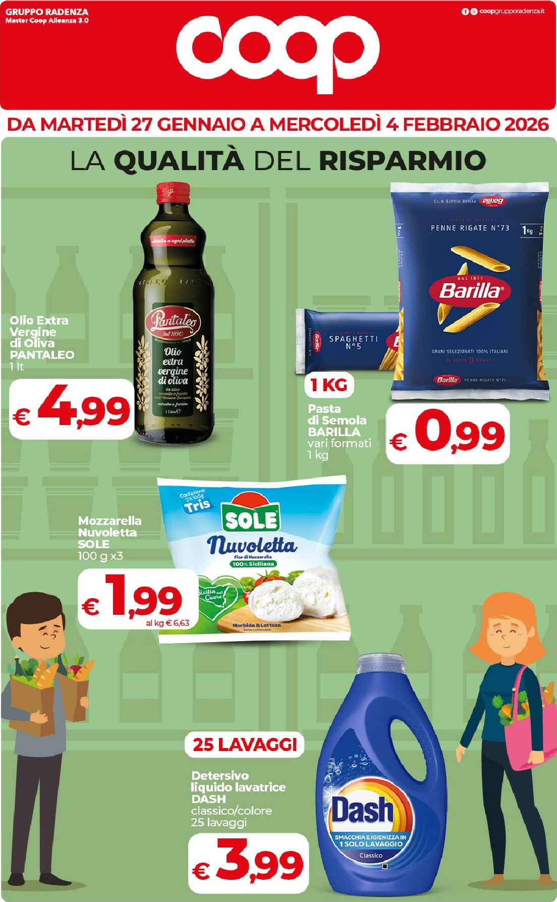 coop - Volantino Coop valido dal 27/01 al 04/02 - page: 1