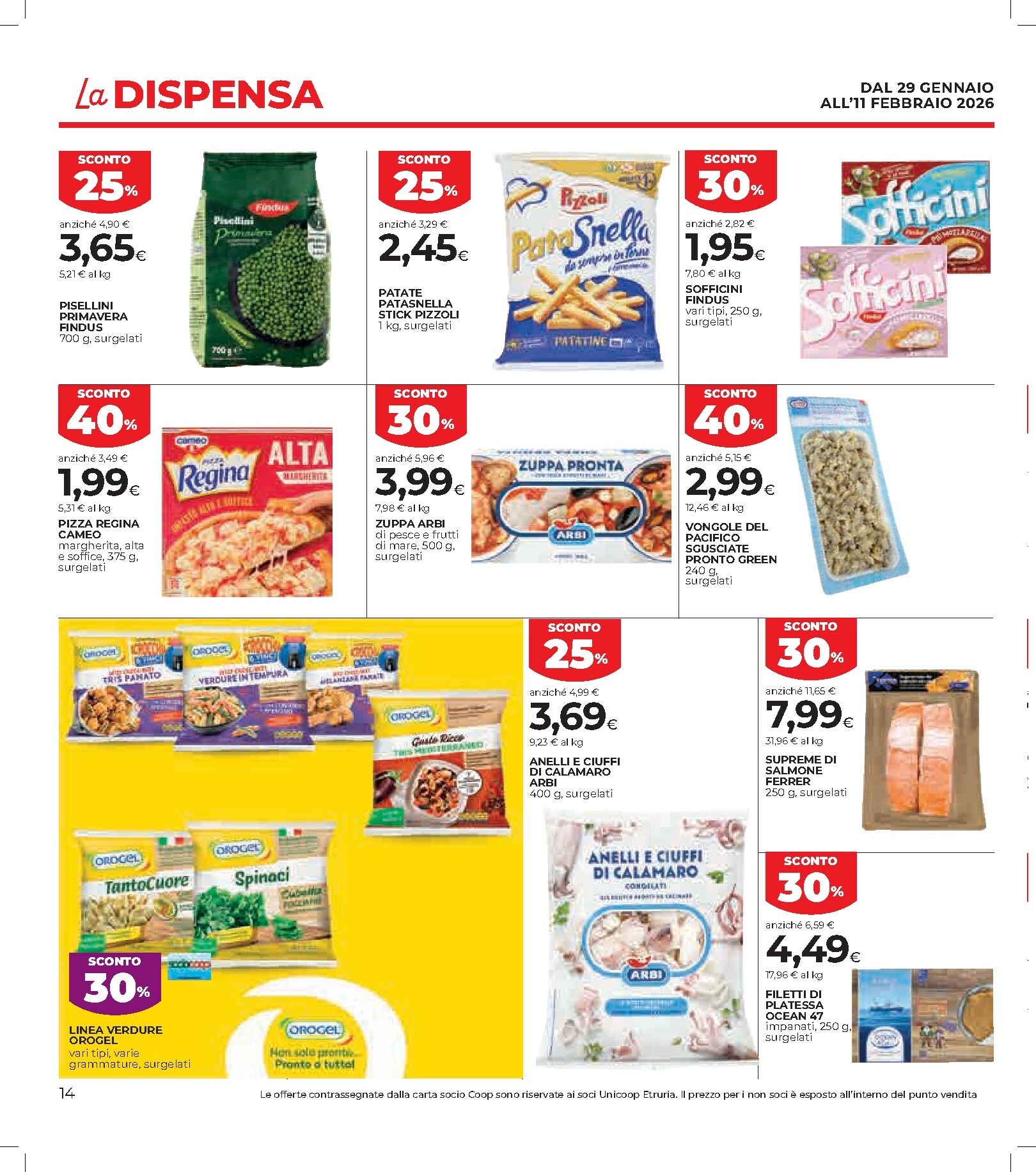 coop - Volantino Coop valido dal 29/01 al 11/02 - page: 14