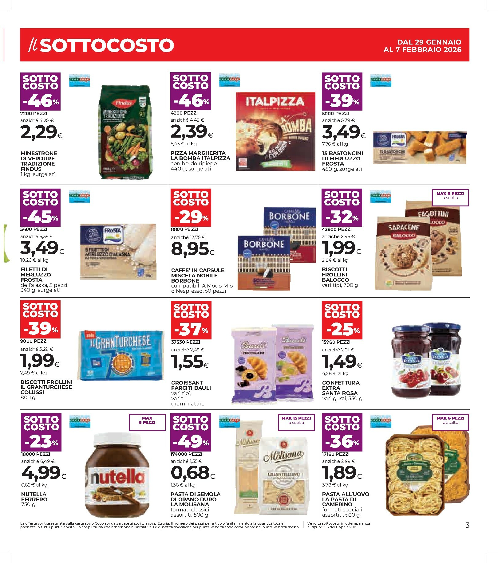 coop - Volantino Coop valido dal 29/01 al 11/02 - page: 3