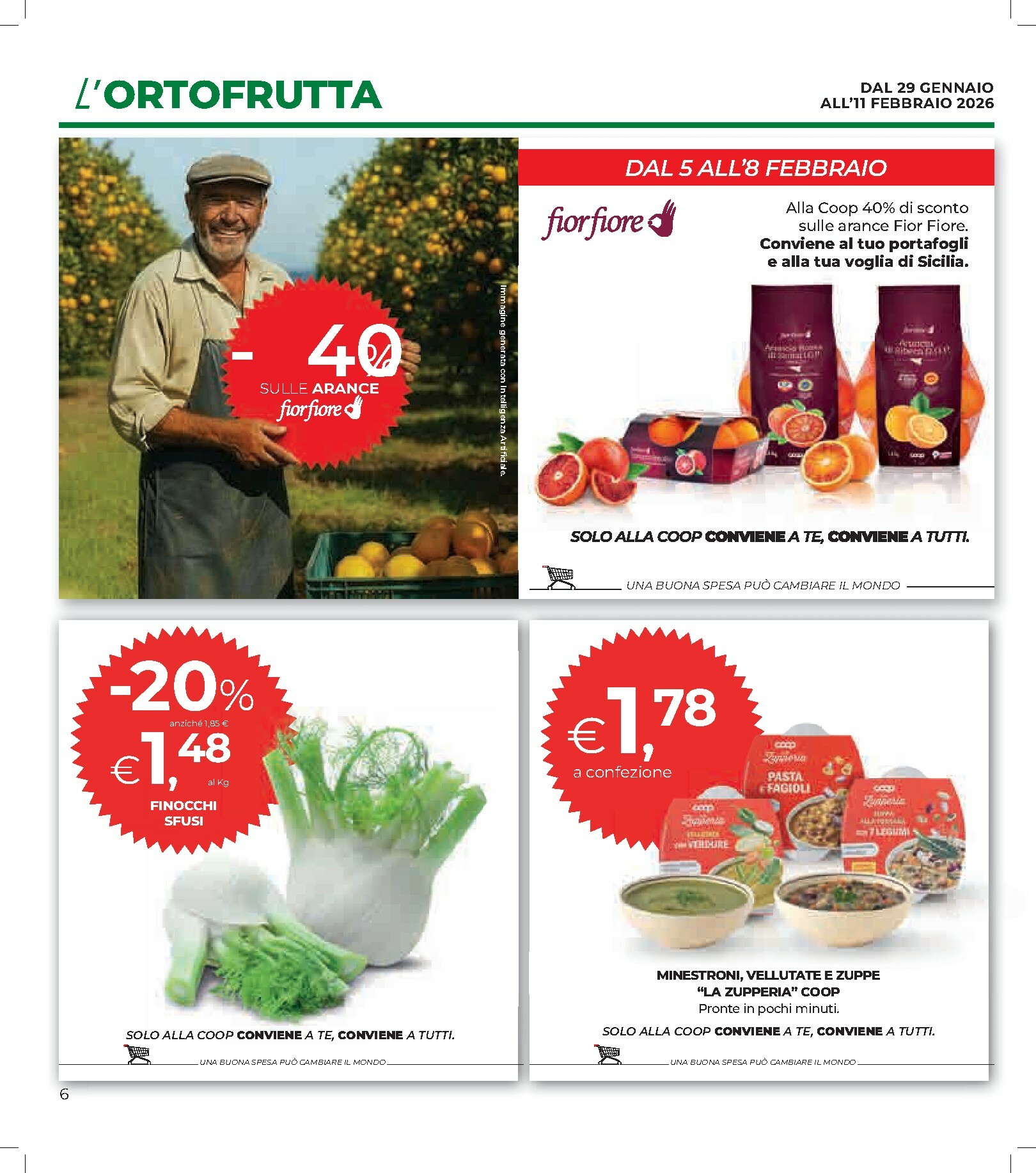 coop - Volantino Coop valido dal 29/01 al 11/02 - page: 6