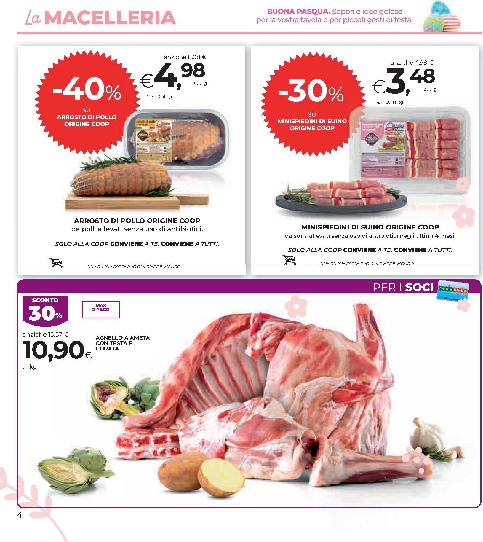 coop - Volantino Coop valido dal 26/03/2026 al 07/04/2026 - page: 4