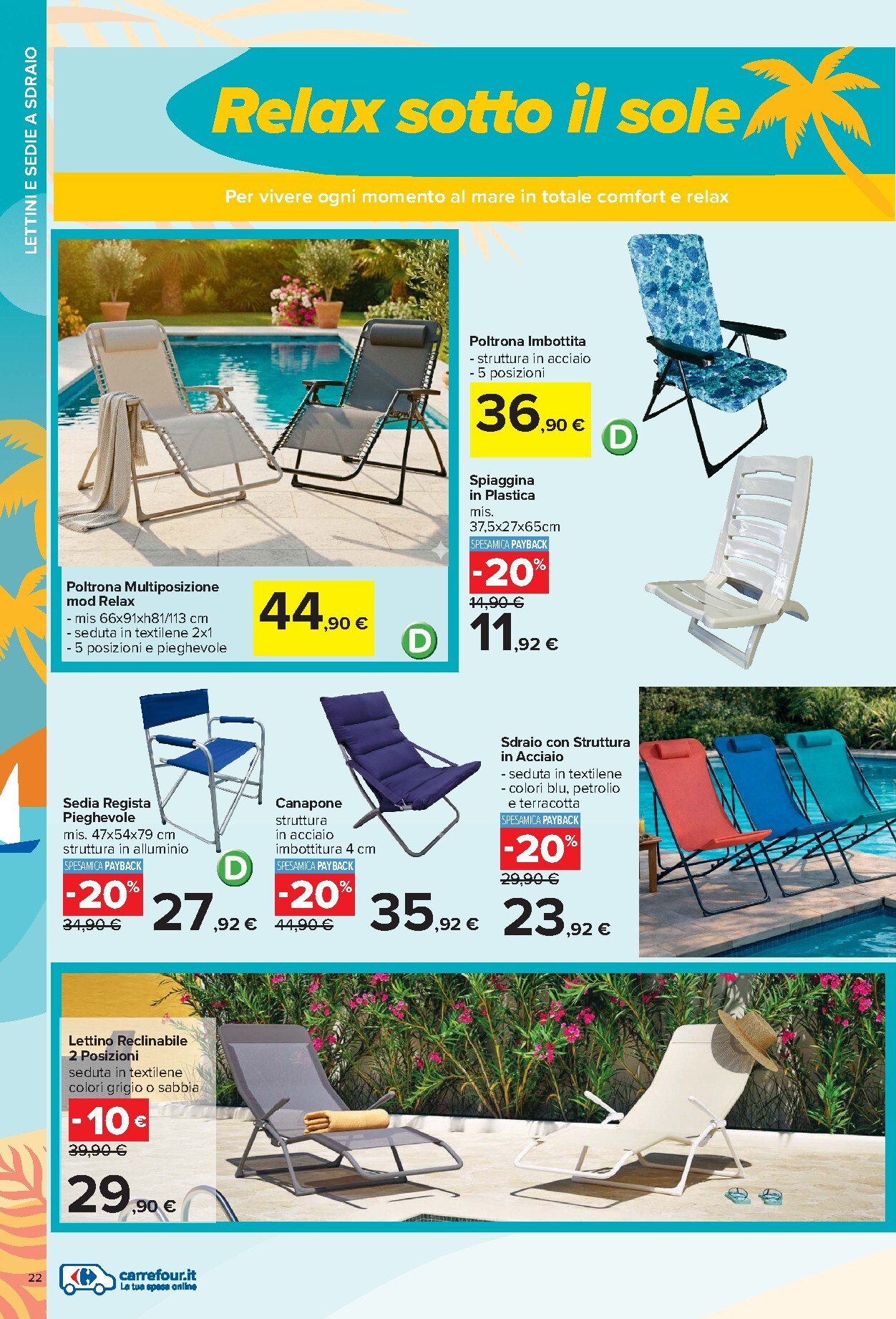 carrefour - Volantino Carrefour - Catalogo Mare per la prossima settimana dal lunedì 01/06/2026 al martedì 30/06/2026 - page: 22