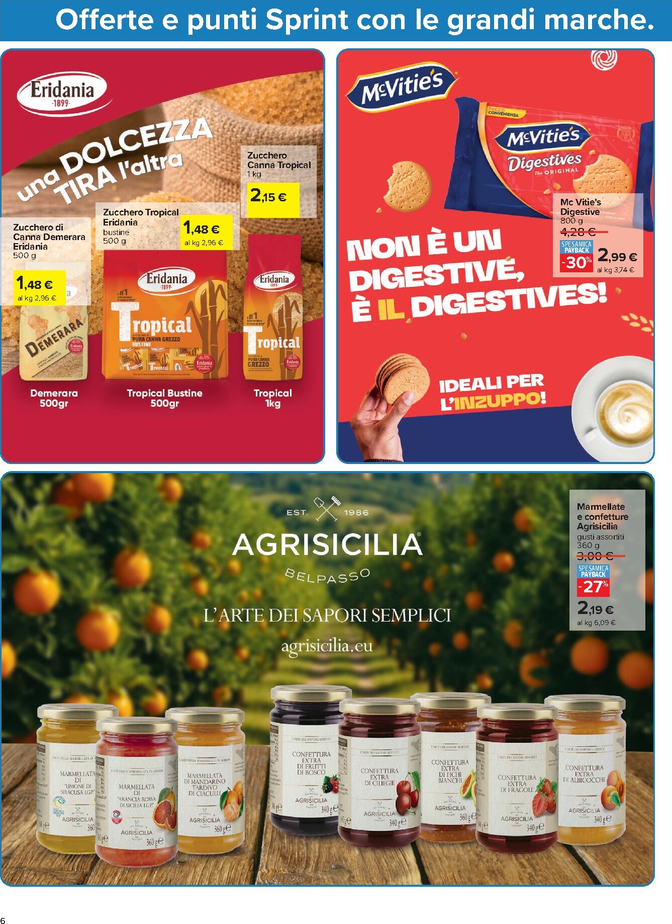 carrefour - Volantino Carrefour - Punti Sprint Payback per la prossima settimana dal venerdì 05/06/2026 al lunedì 15/06/2026 - page: 6