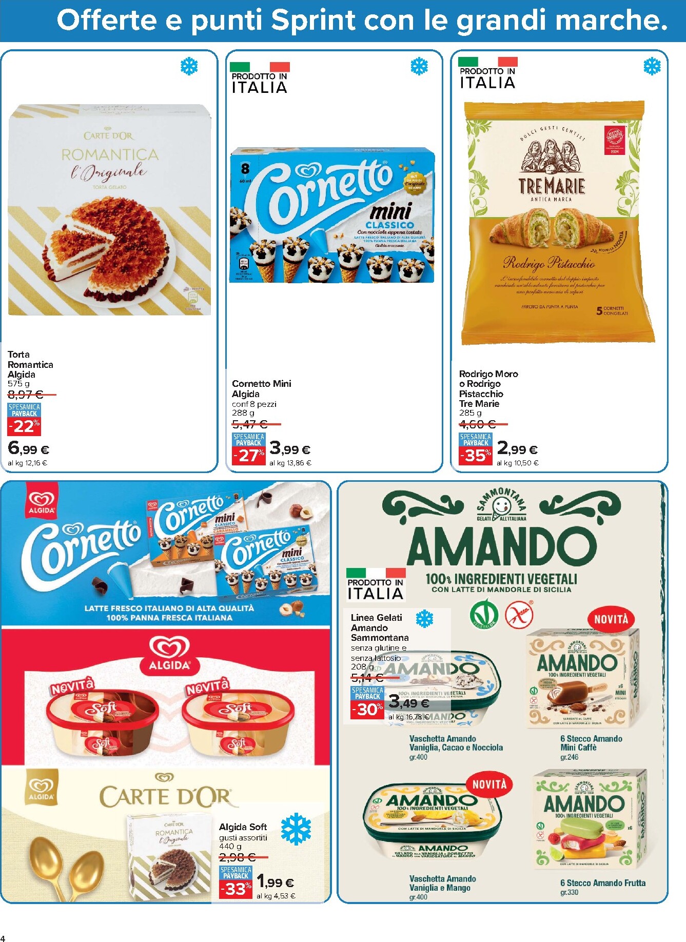carrefour - Volantino Carrefour - Punti Sprint Payback per la prossima settimana dal venerdì 05/06/2026 al lunedì 15/06/2026 - page: 4