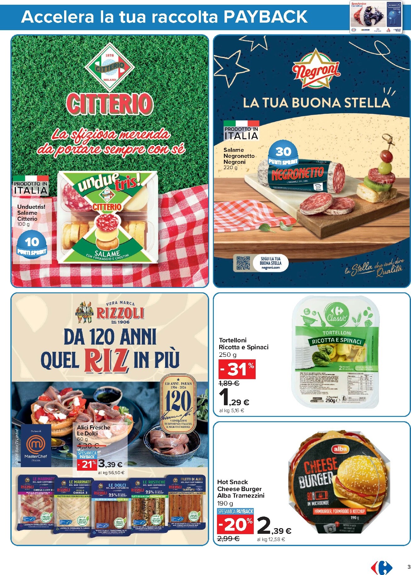 carrefour - Volantino Carrefour - Punti Sprint Payback per la prossima settimana dal venerdì 05/06/2026 al lunedì 15/06/2026 - page: 3