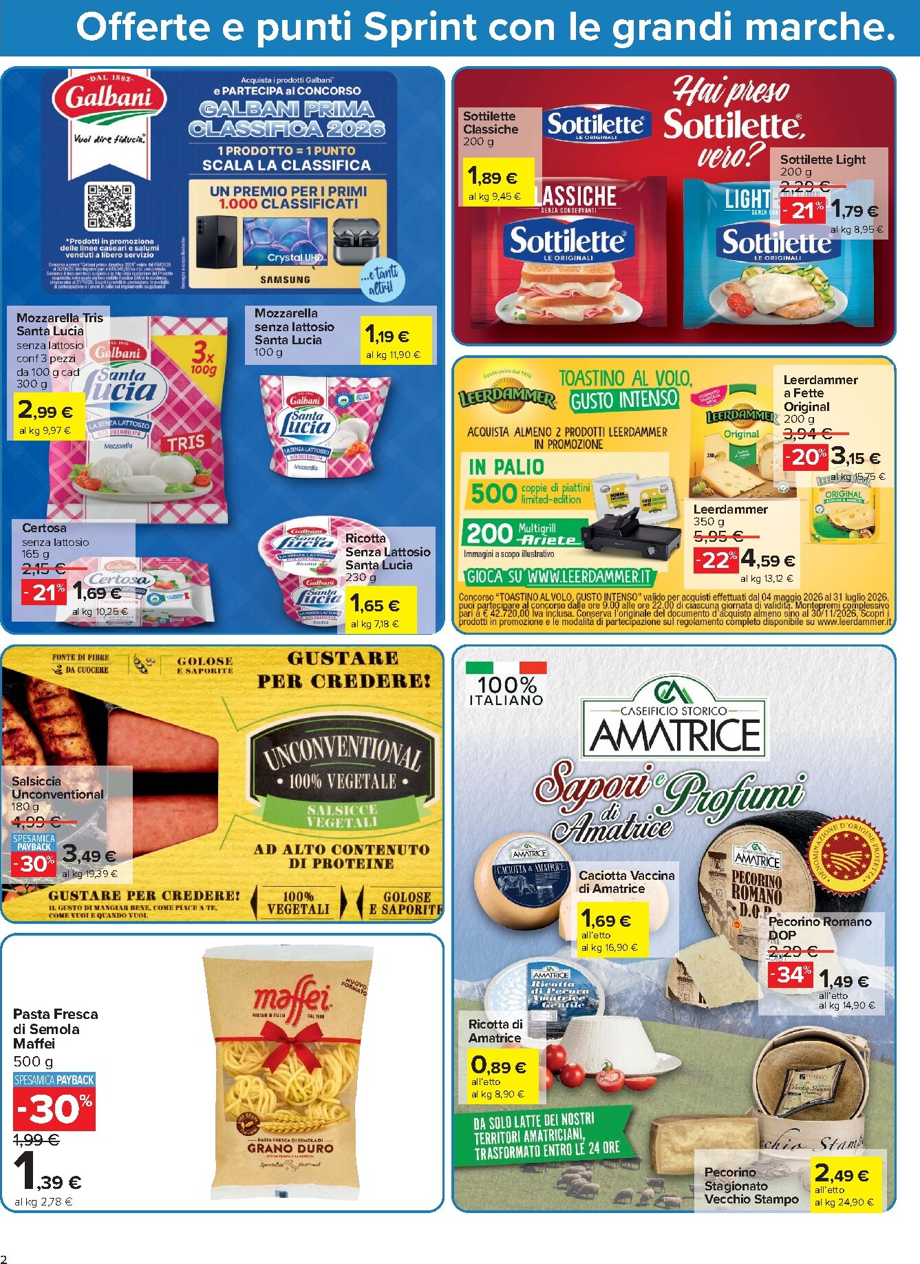 carrefour - Volantino Carrefour - Punti Sprint Payback per la prossima settimana dal venerdì 05/06/2026 al lunedì 15/06/2026 - page: 2