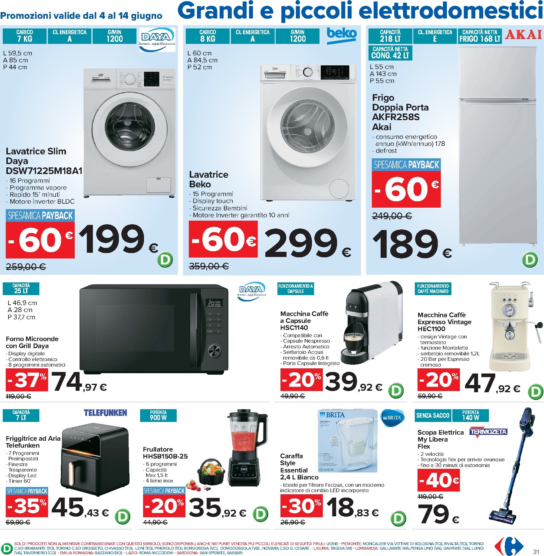 carrefour - Volantino Carrefour per la prossima settimana dal venerdì 05/06/2026 al lunedì 15/06/2026 - page: 31