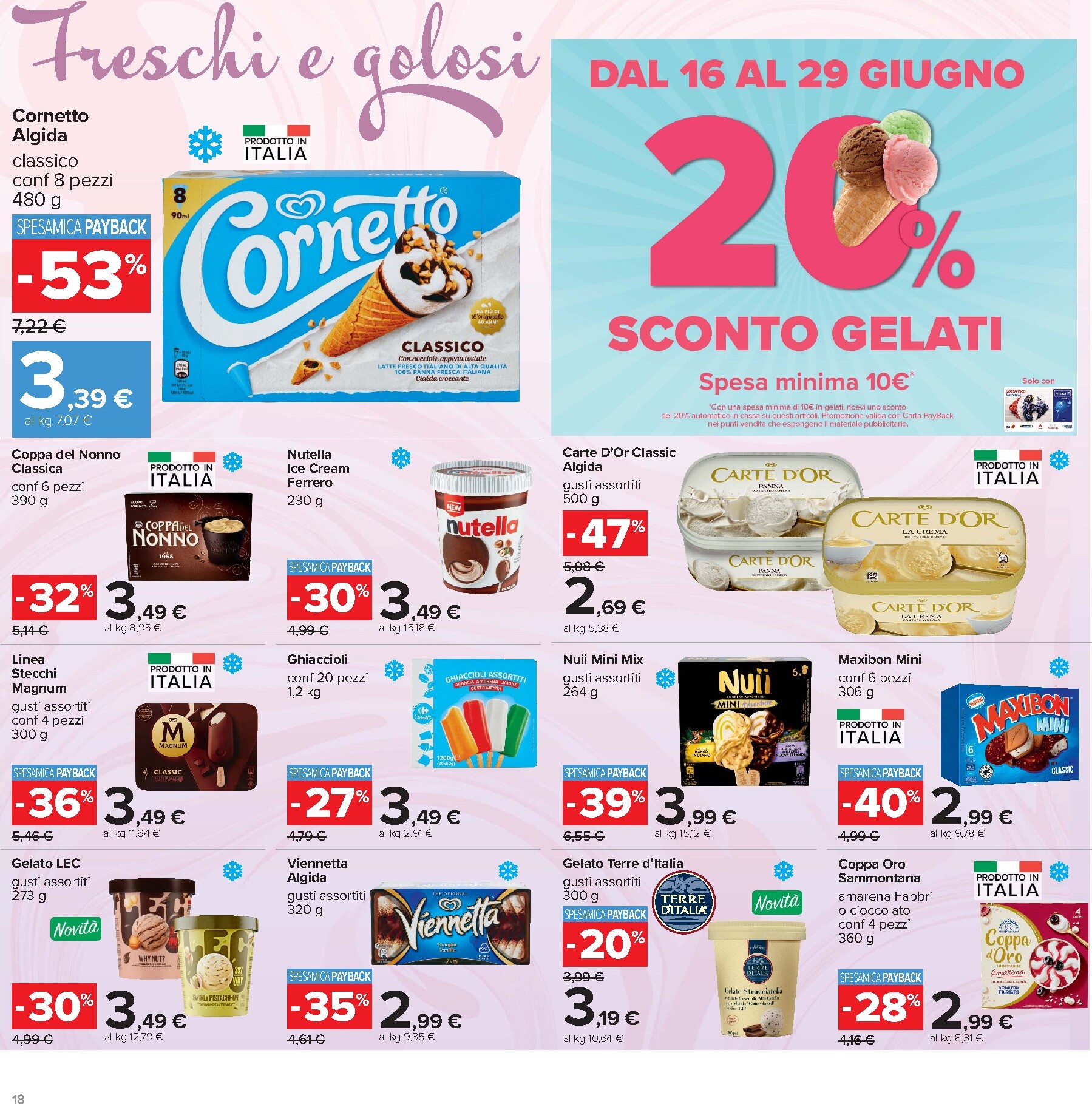 carrefour - Volantino Carrefour - Prezzi imbattibili per la prossima settimana dal martedì 16/06/2026 al lunedì 29/06/2026 - page: 18